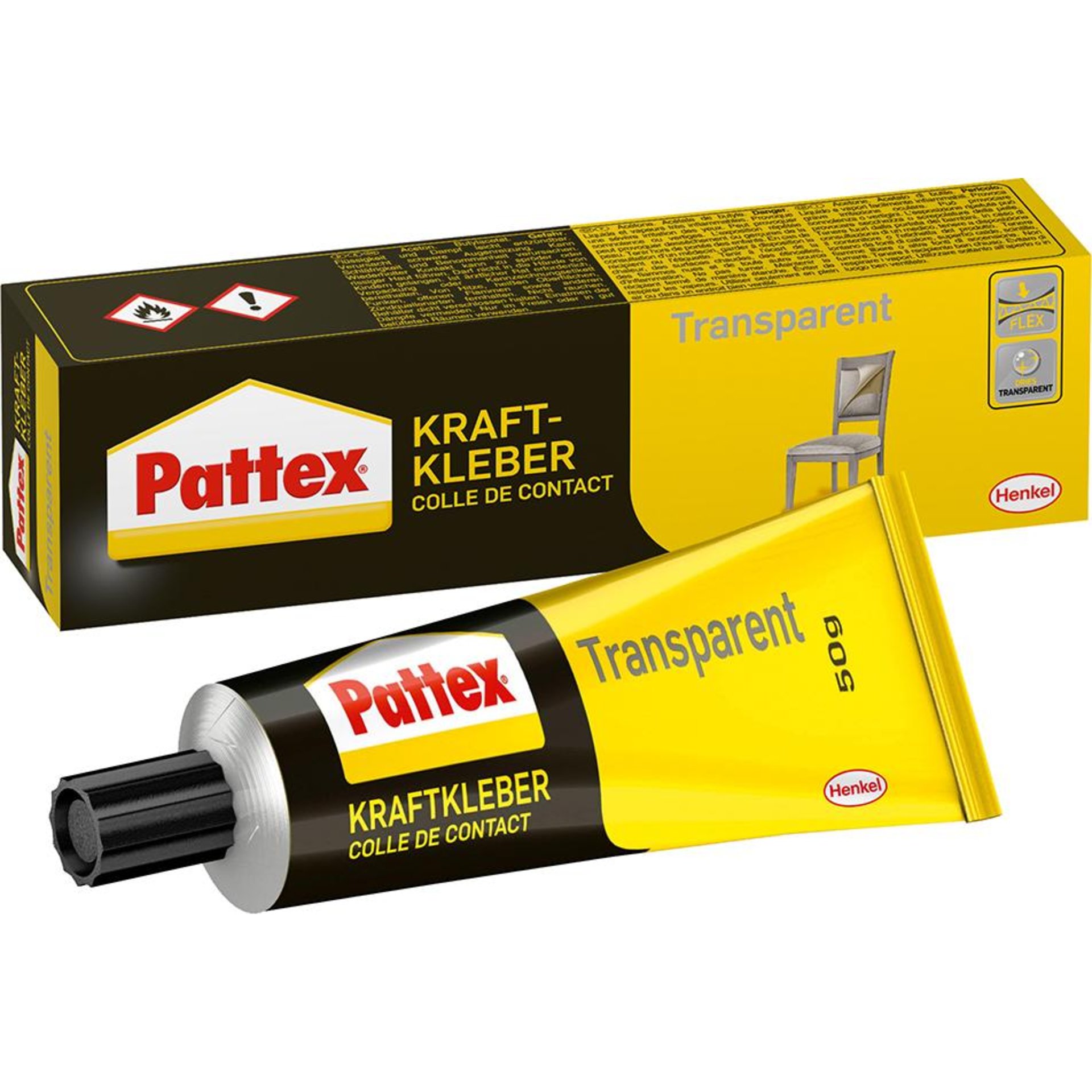 Kraftklebstoff Pattex® Transparent