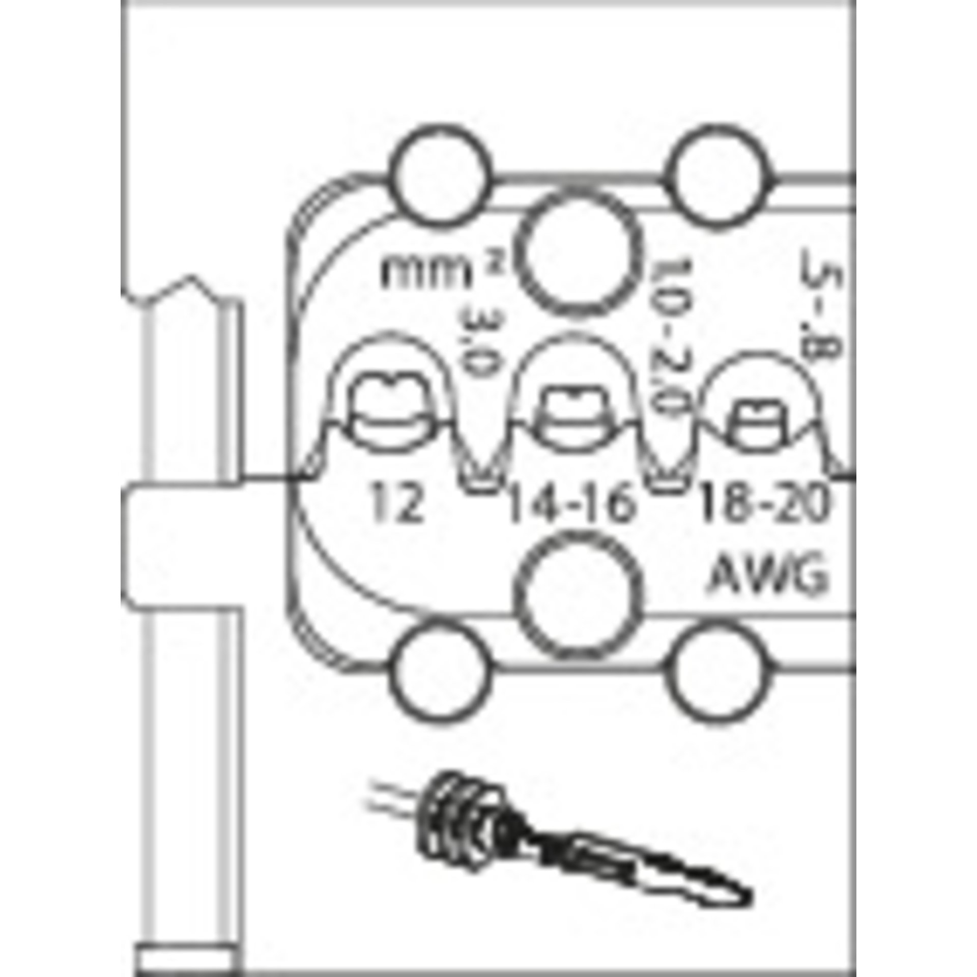 8140-20 Modul-Einsatz für Lamellenkontakt