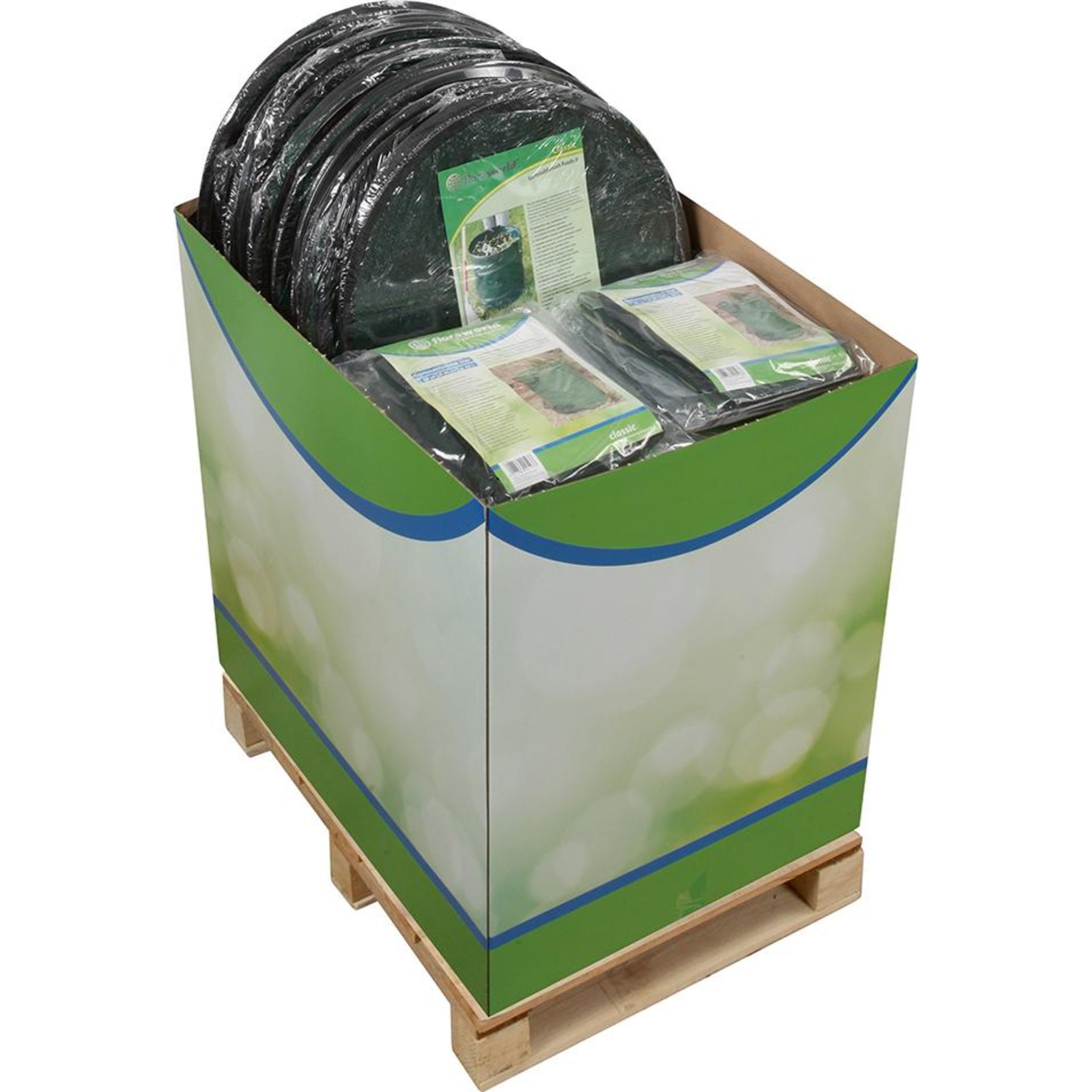Gartenabfallsack RondoII und Star FWDisplay ffungsartikel