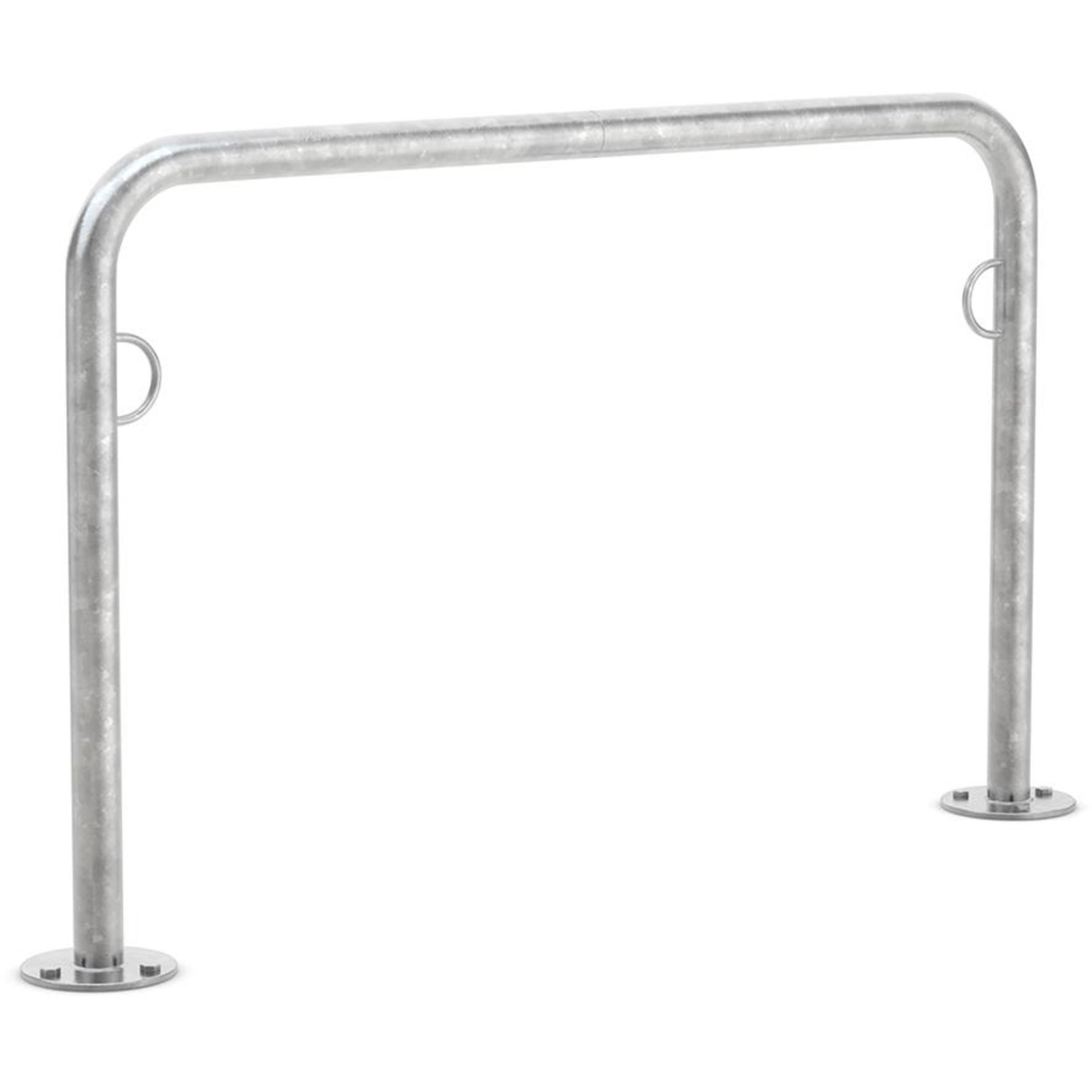 Fahrrad-Anlehnbügel verzinkt, L 1250 mm zum Aufdübeln