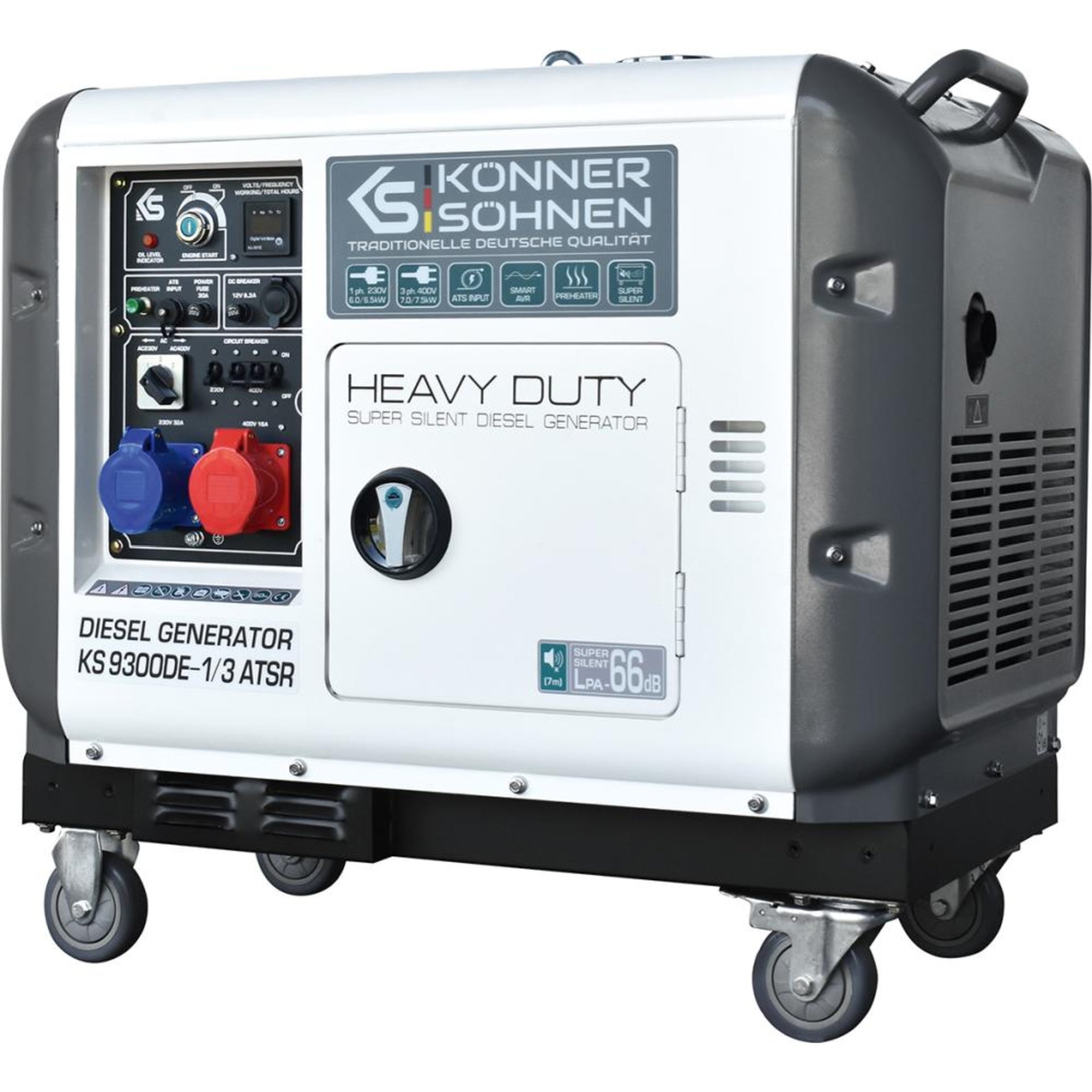 Diesel Generator 7,5 kW 400V / 6,5 kW 230V