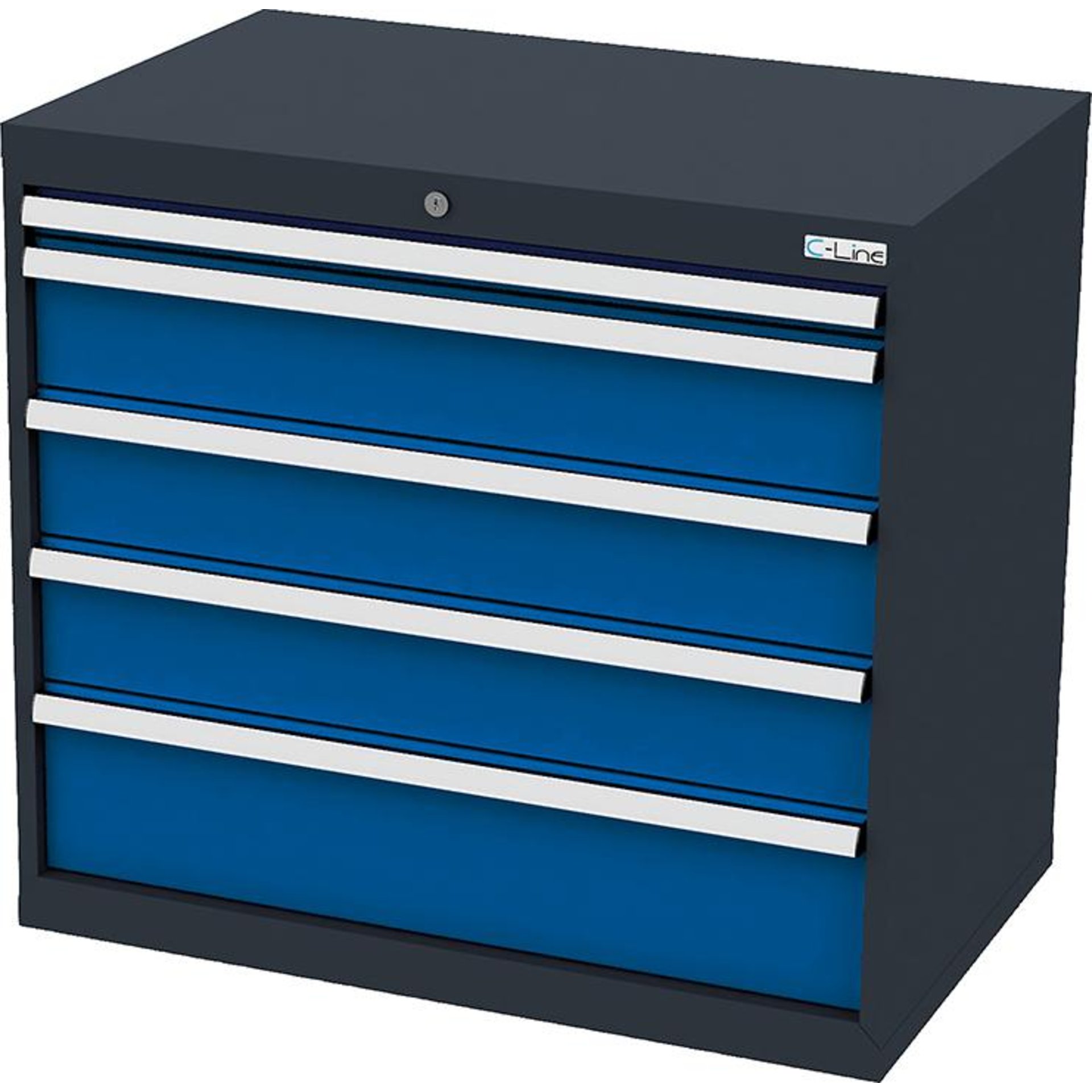 Schubladenschrank, 5 Schubladen, Breite 900 mm
