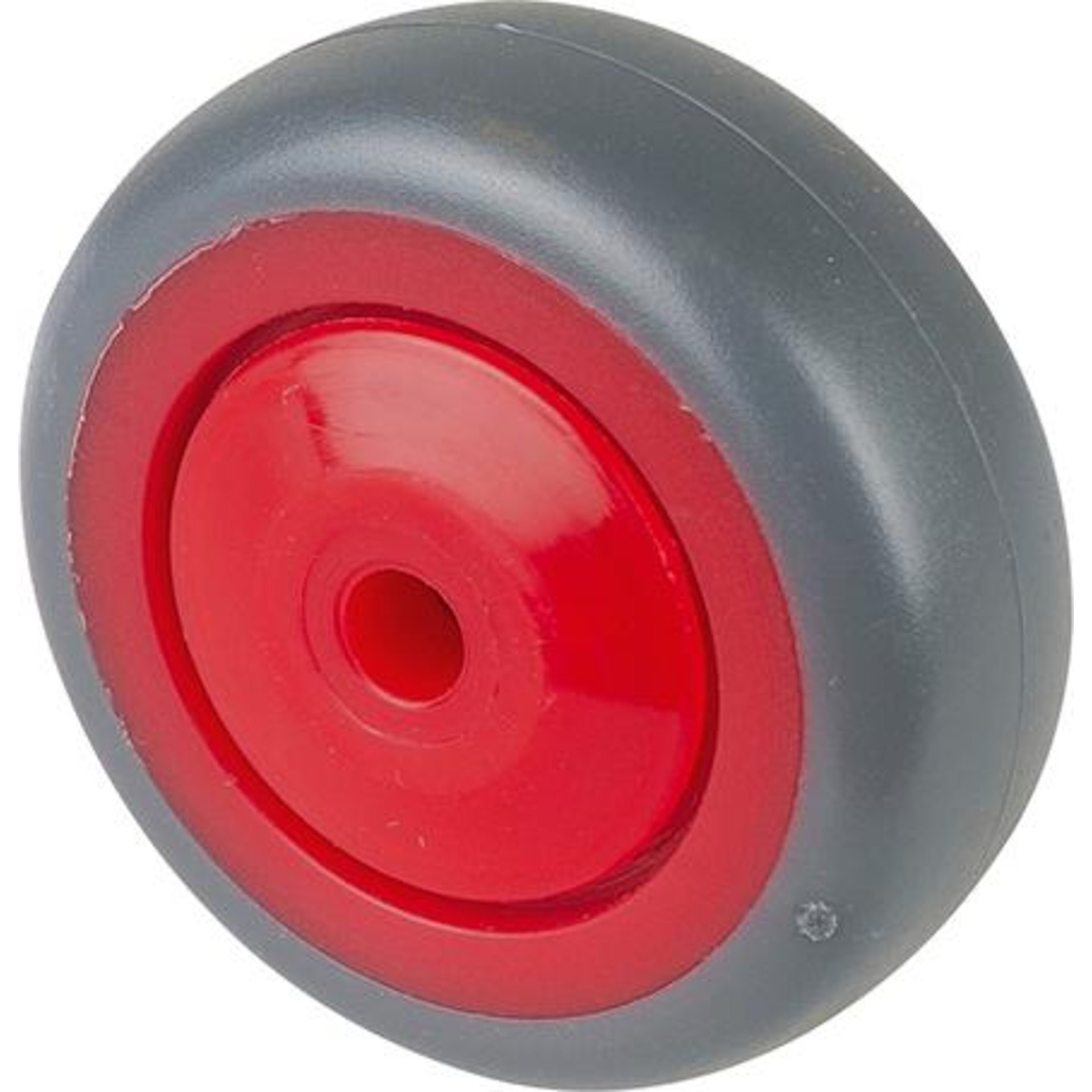 Gummirad A85.F003 Rad Ø 50 grau,Achs Ø 6, 50kg