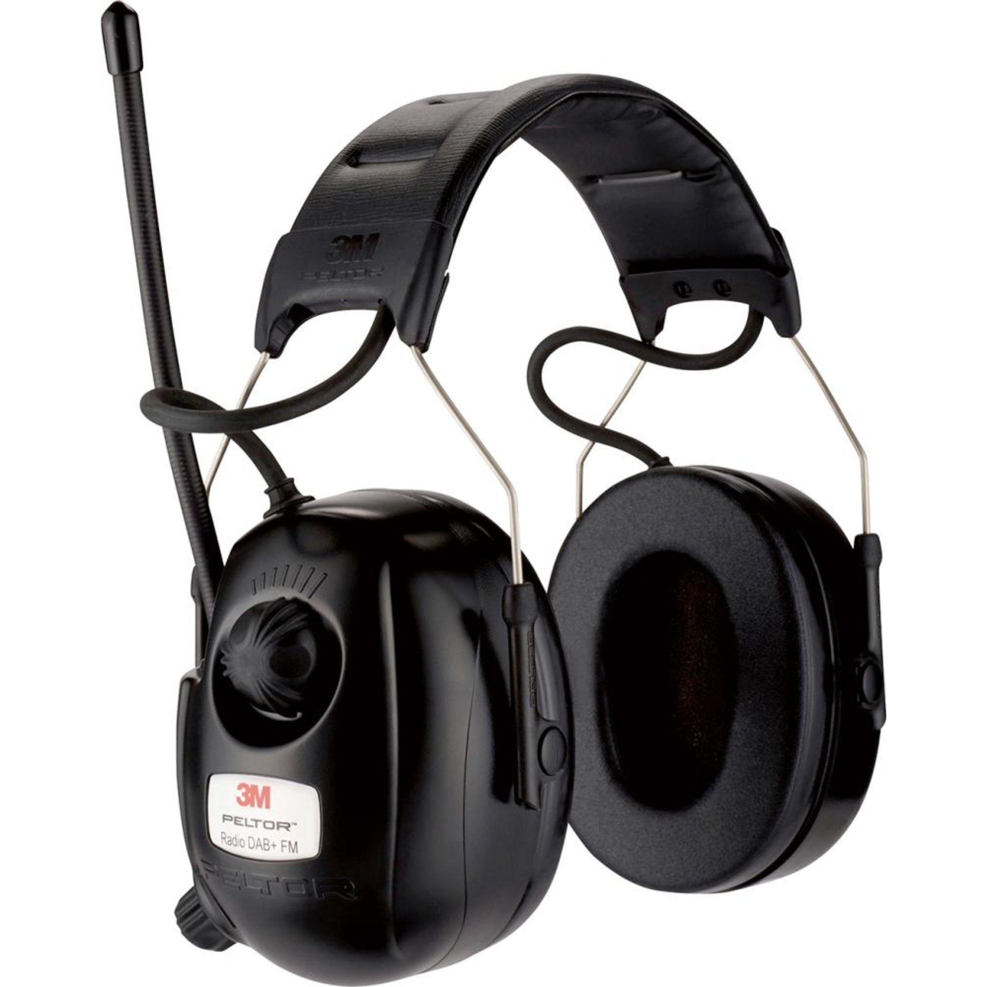 Kapselgehörschutz DAB+ & FM-Radio Headset 31 dB, Kopfbügel, 3M
