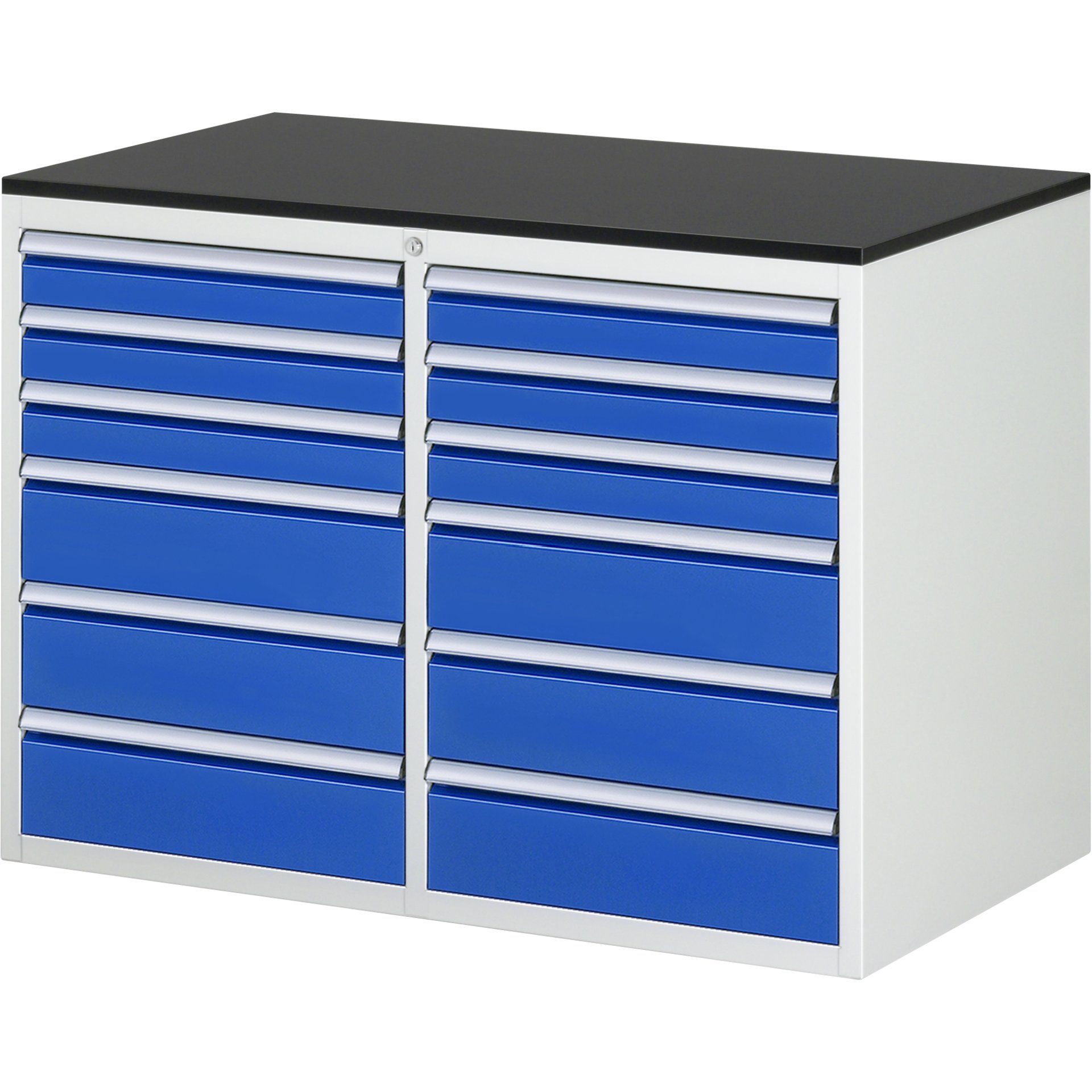 Schubladenschrank LL5.9.9, B1145xT650xH820mm, M-Top-22mm, 12xSchublade-TA