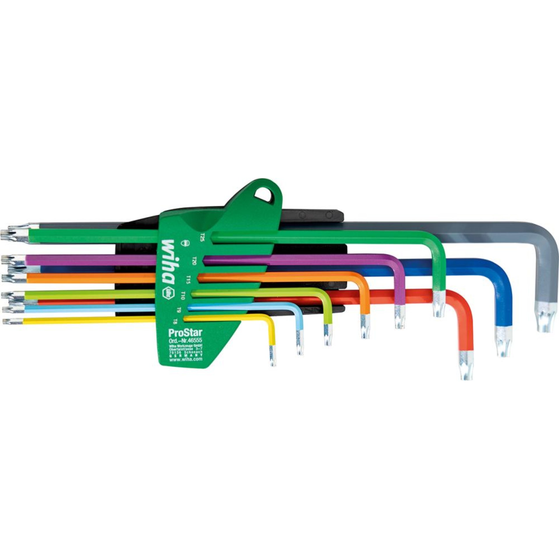 Stiftschlüssel Set im ProStar Halter TORX 9-tlg., farbig Wiha