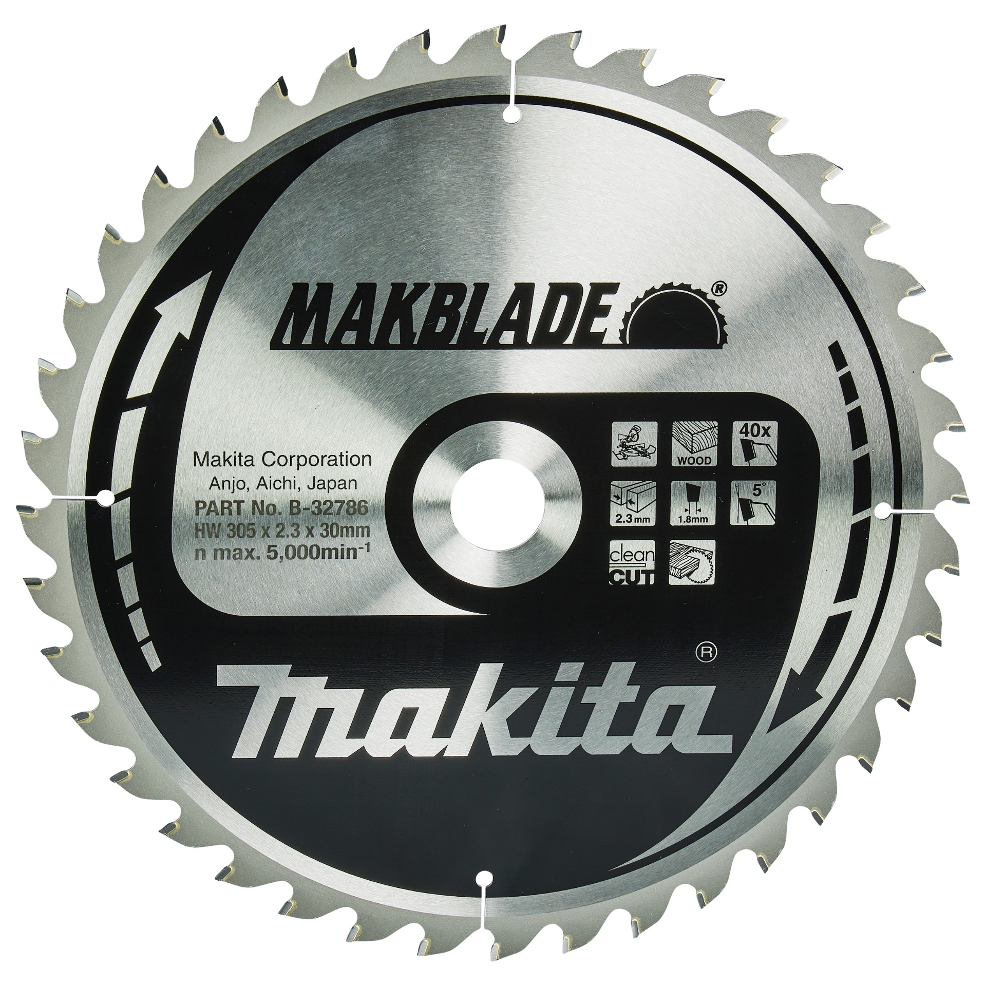 Kreissägeblatt 305x30x40Z MAKBLADE
