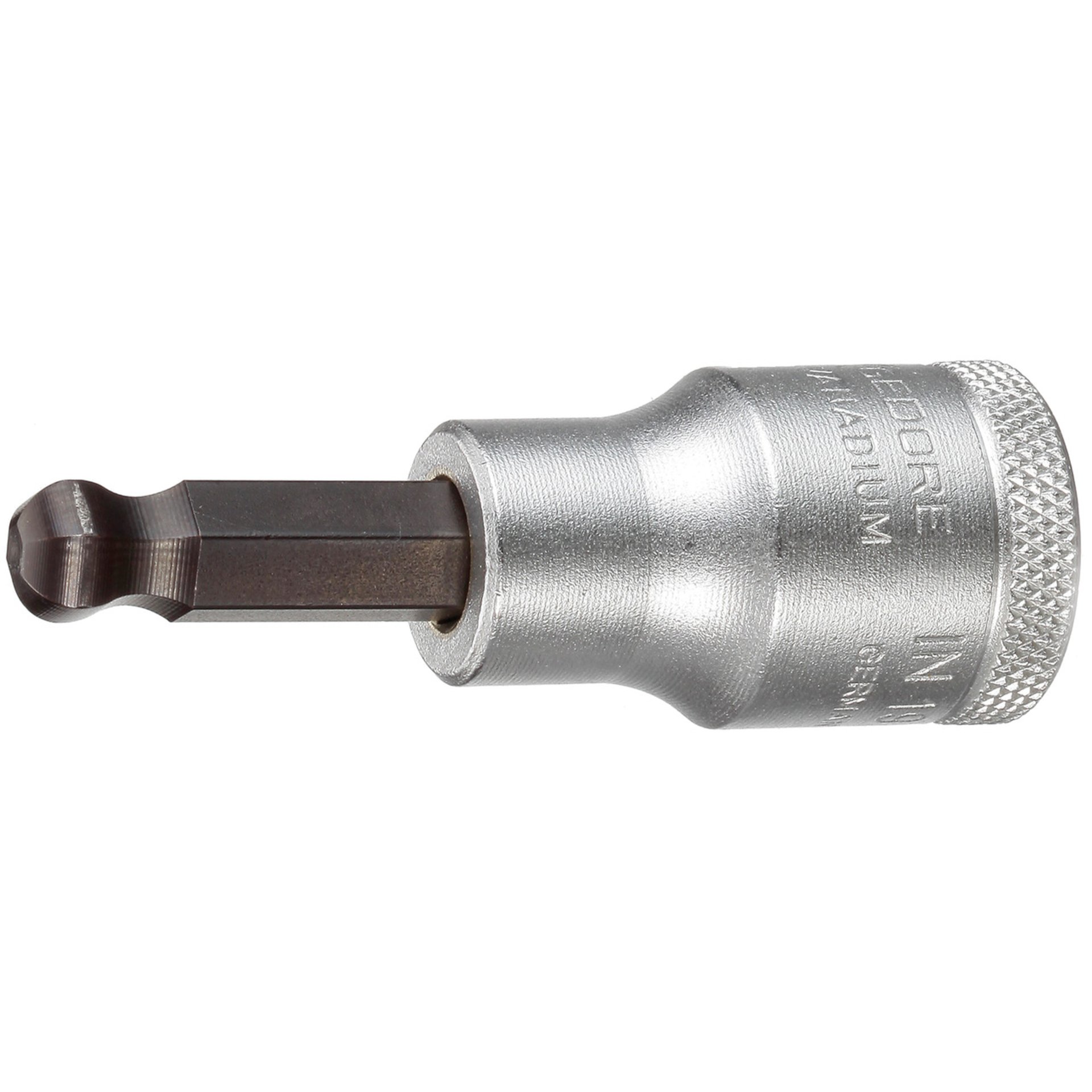 IN 19 K 12 Schraubendrehereinsatz 1/2" Kugelkopf Innen-6-kant 12 mm