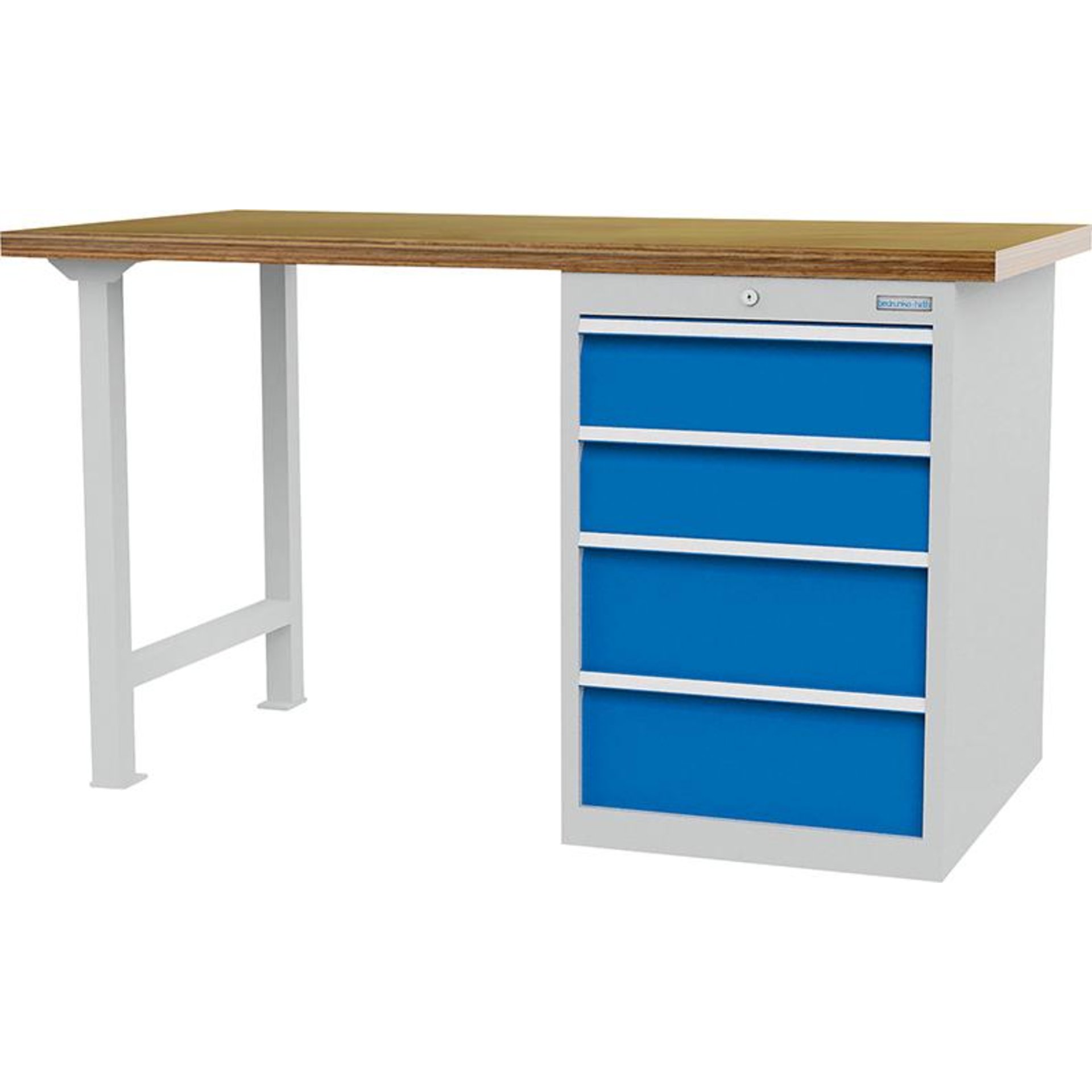 Reihenwerkbank 4SL mit Schubladenblock