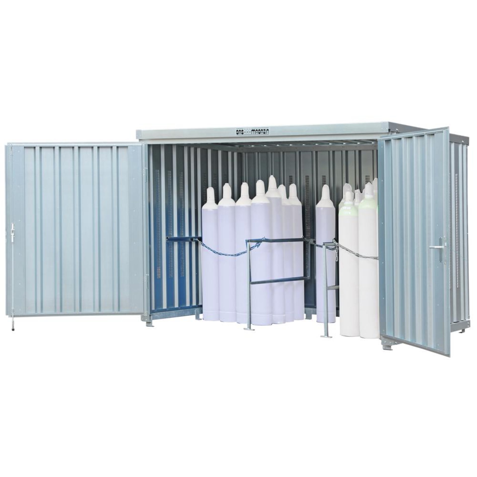 Gasflaschenlager SAFE LIF, ohne Bodenrahmen