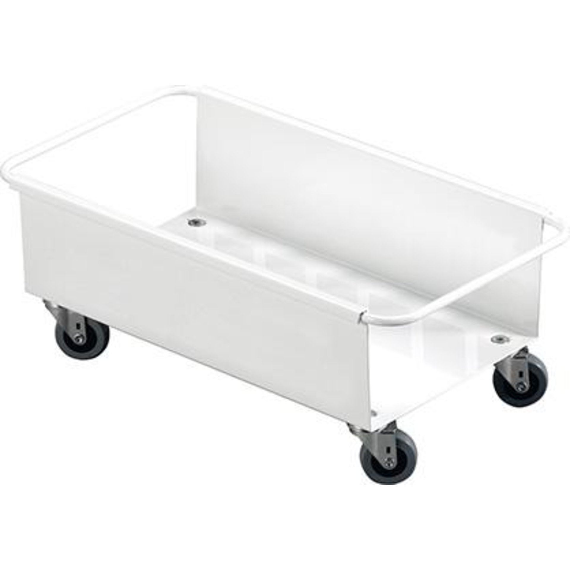 Fahrwagen, weiß f. Wertstoffsammler 60l