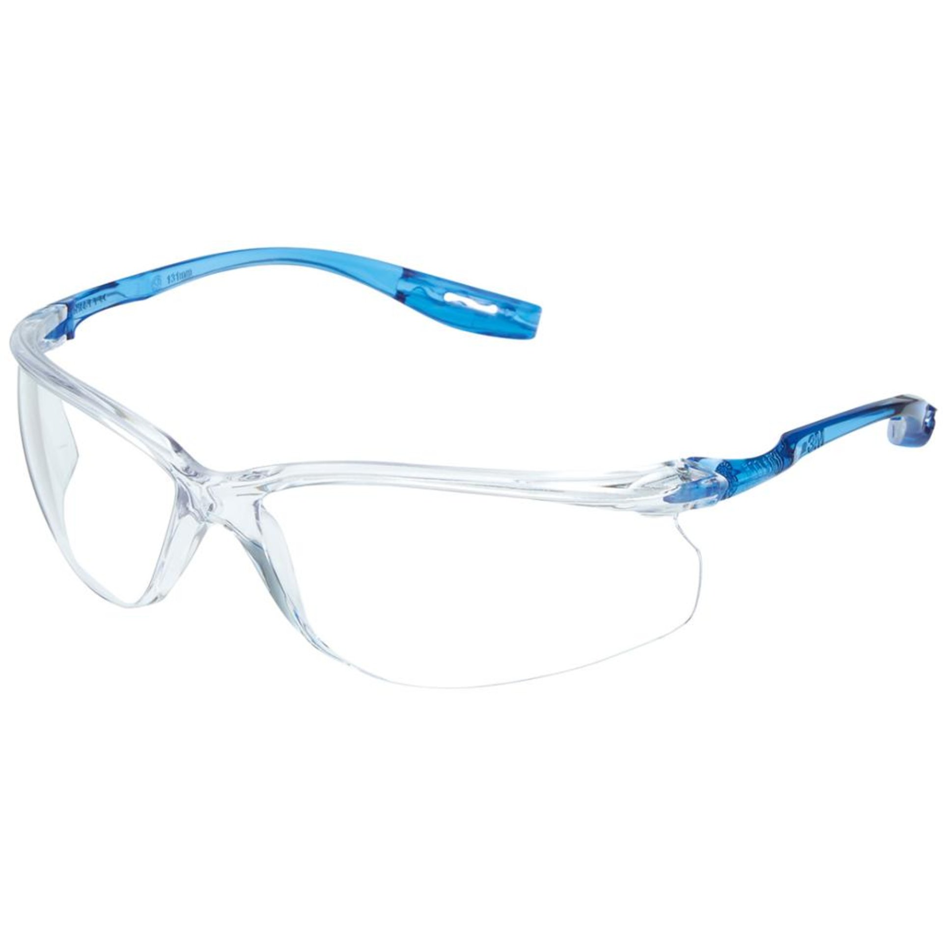 Brille ToraCCS AS,AF PC, klar, Rahmen blau