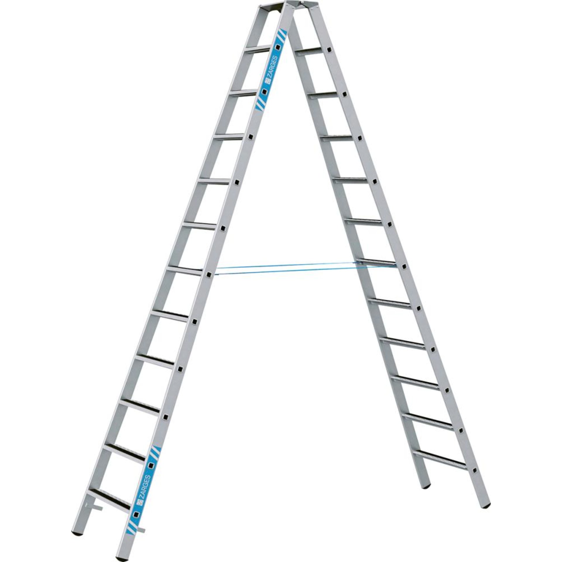 Stufenleiter R13step B 2x12 Stufen Leiterlänge 3,39 m Arbeitshöhe 4,65 m