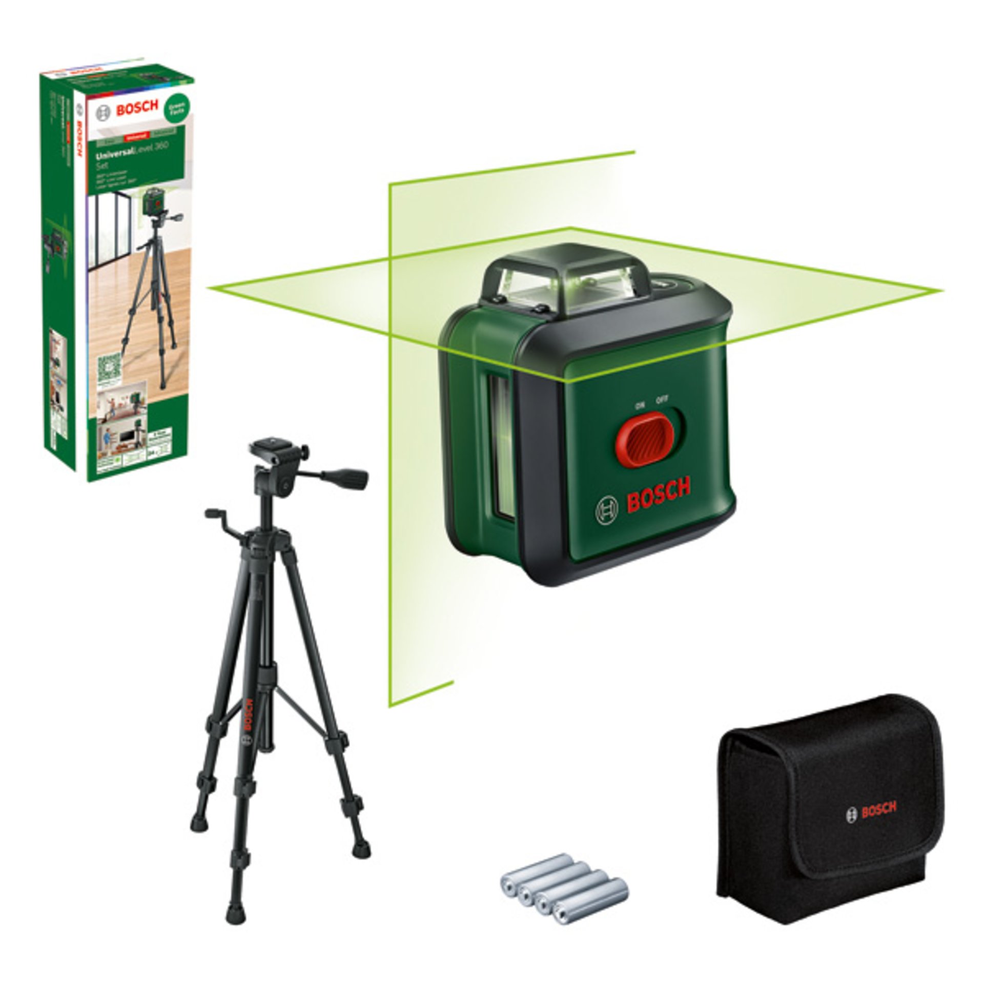 Kreuzlinien-Laser UniversalLevel 360 Set