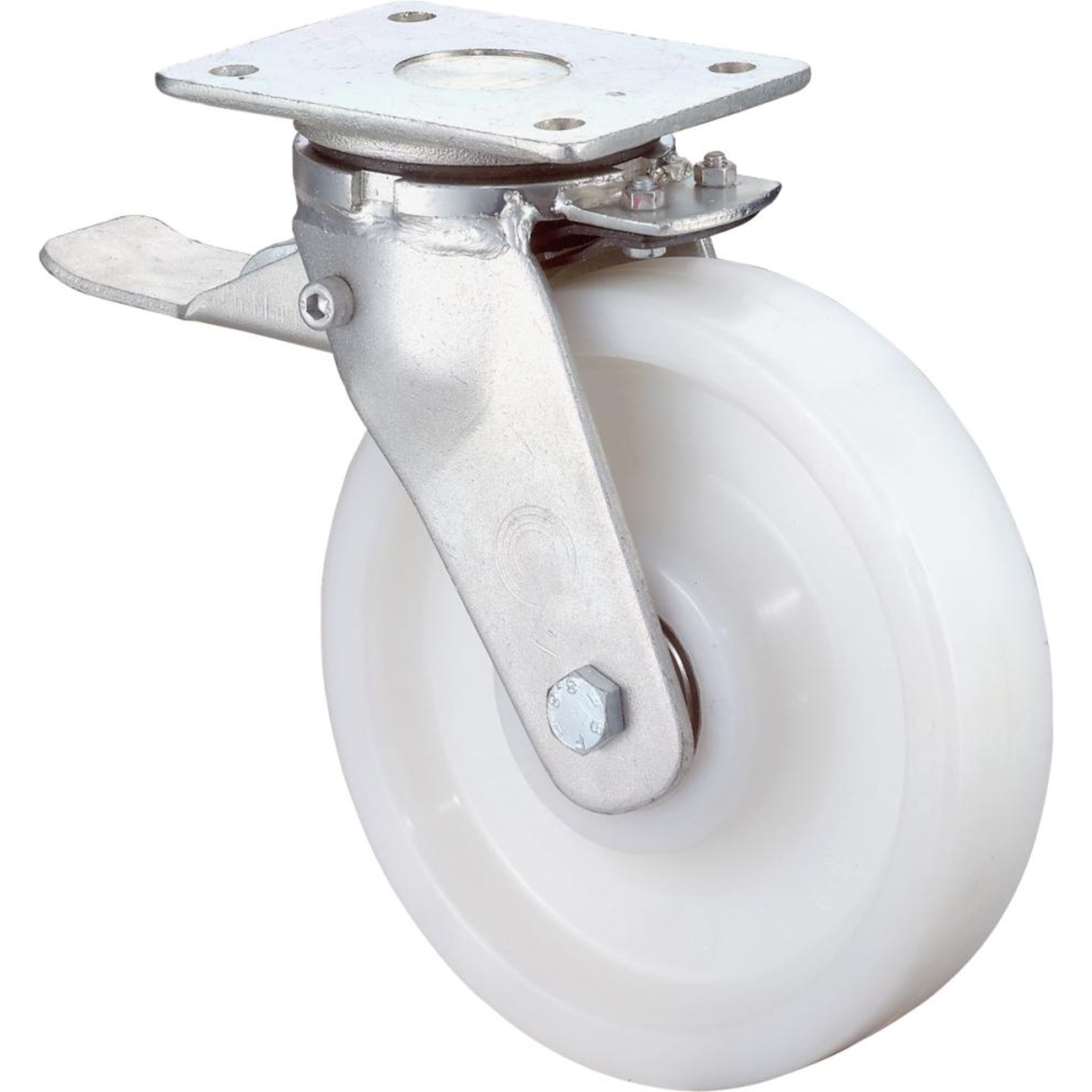 Schwerlast-Lenkrolle mit Totalfeststeller RR120.B15