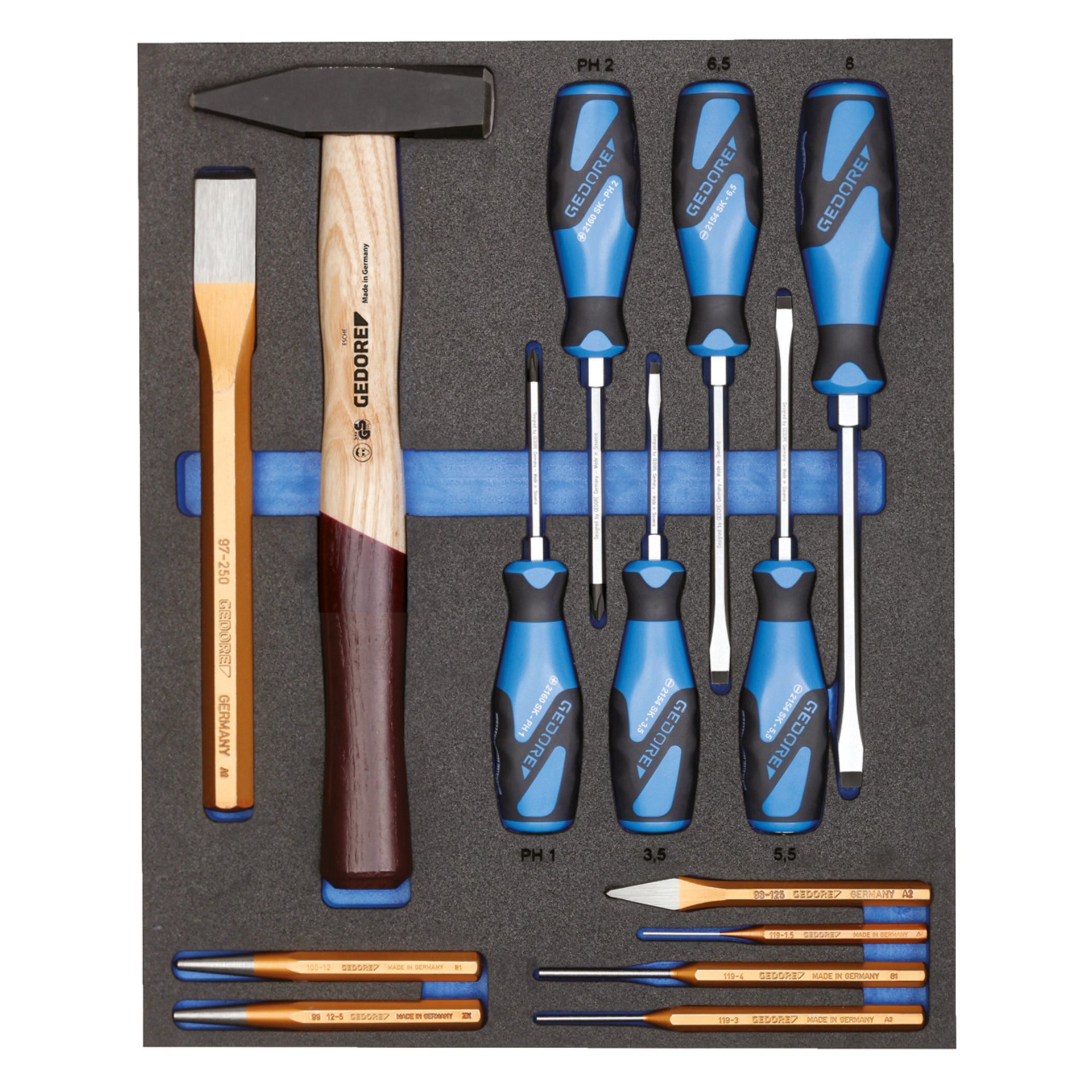TS CT2-2154SK-119 Werkzeugsortiment in 2/4 Check-Tool-Modul