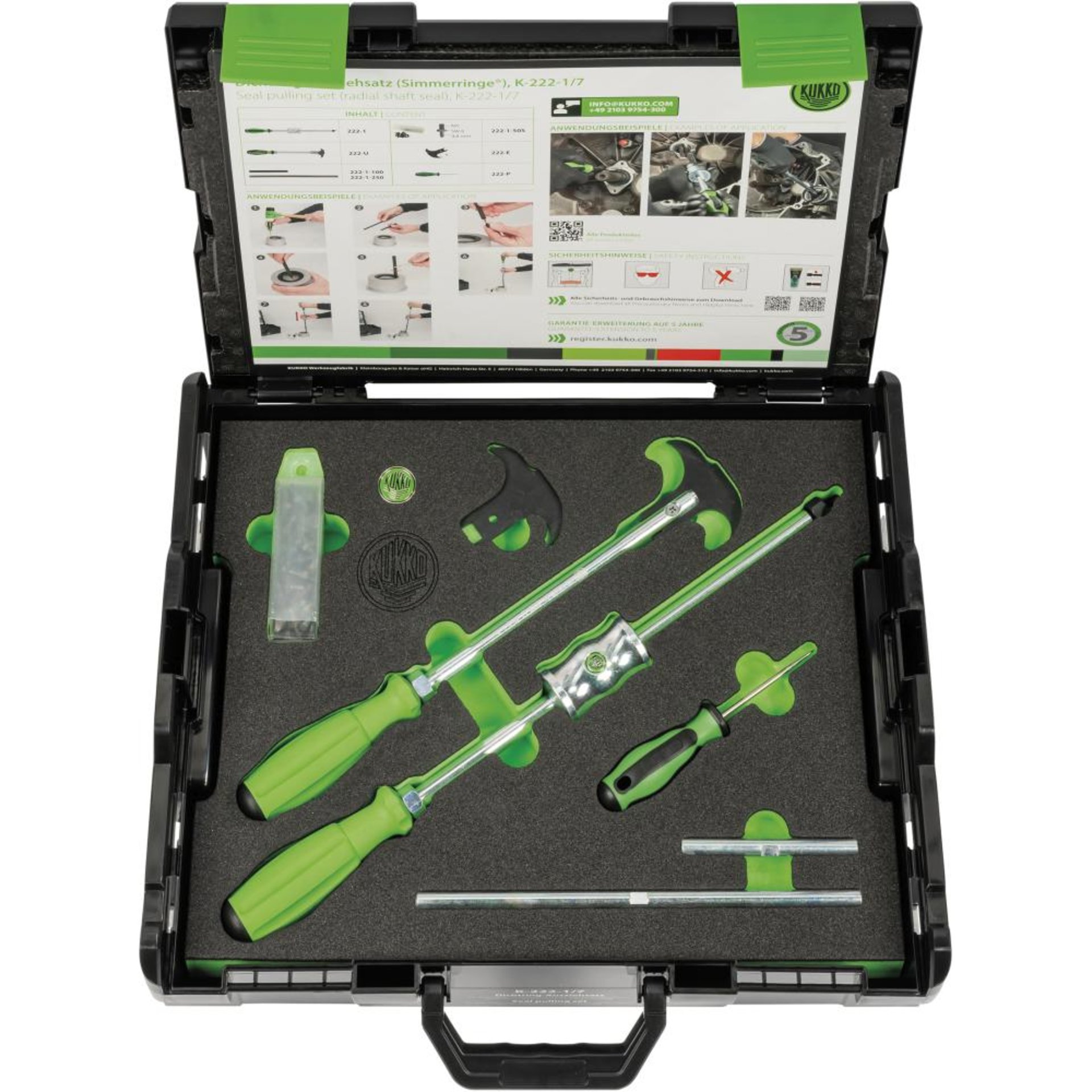 Dichtring-Auszieher-Satz L-Box KUKKO