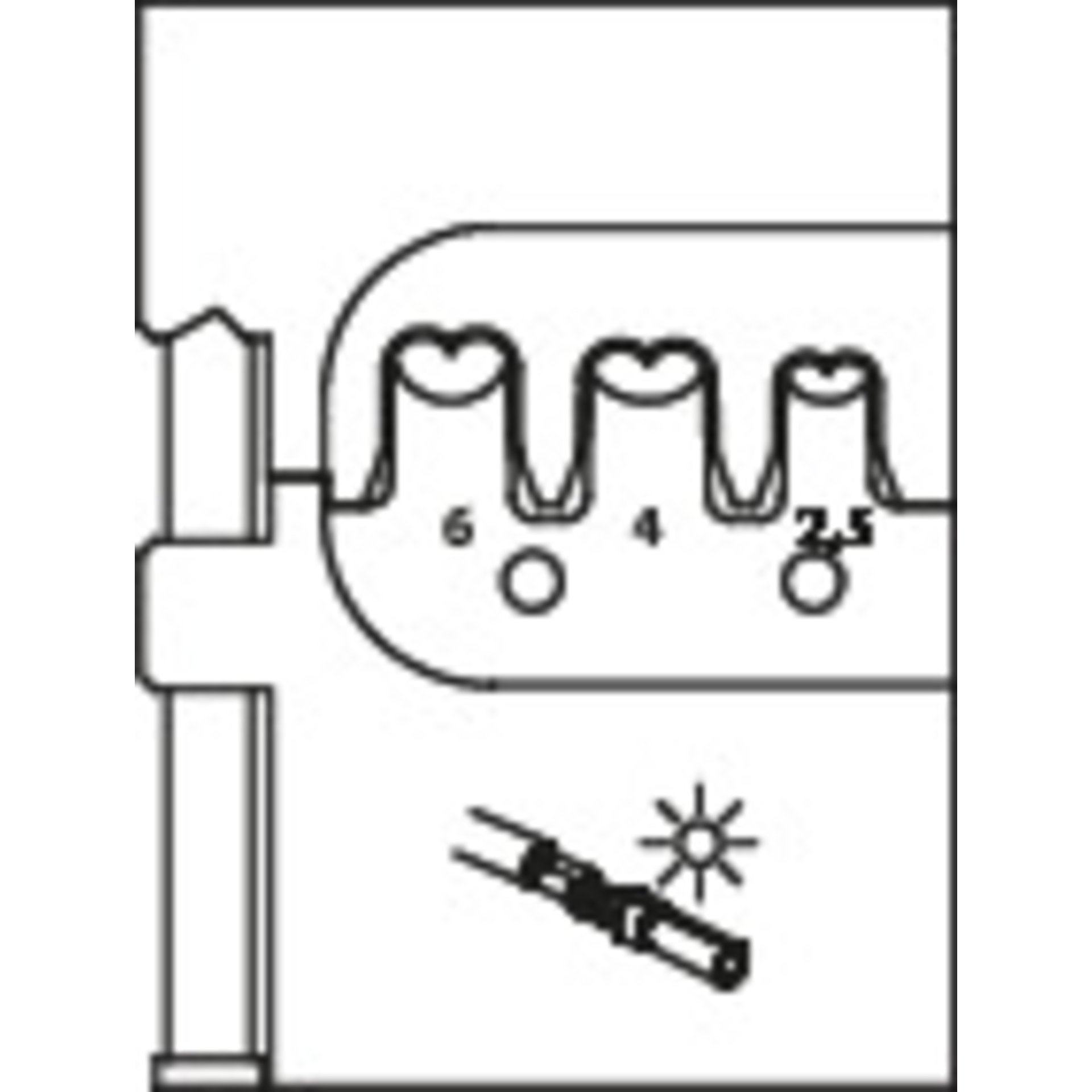 8140-25 Modul-Einsatz für Multi Contact MC4