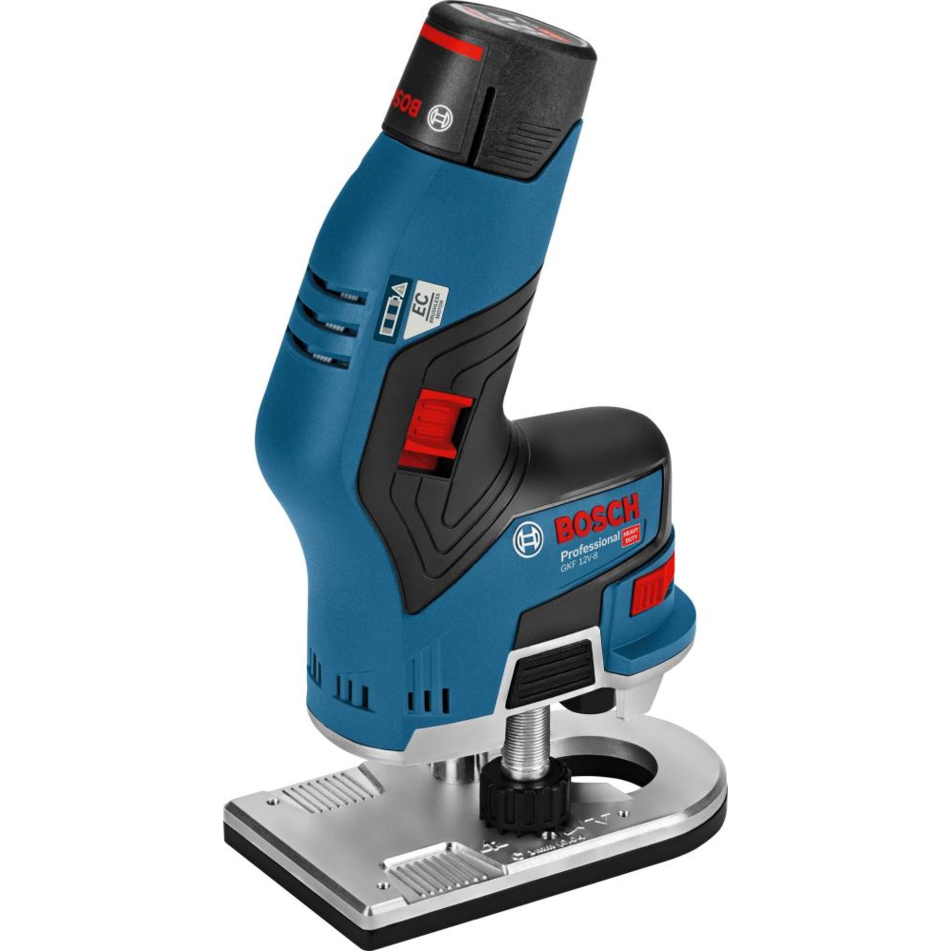 Akku-Kantenfräse GKF 12V-8 Bosch 2x12,0 V 3,0 Ah Ladegerät GAL1230 L-Boxx