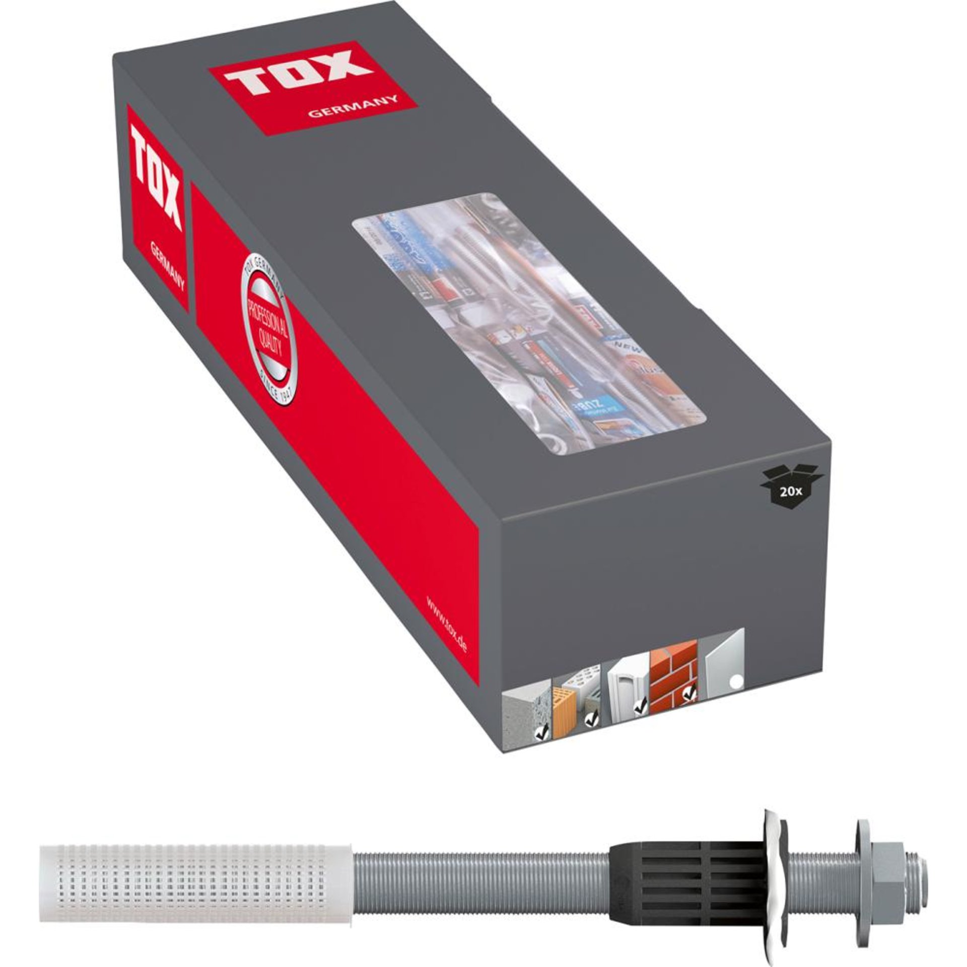 Schwerlast-Abstandsmontagesystem Thermo Proof