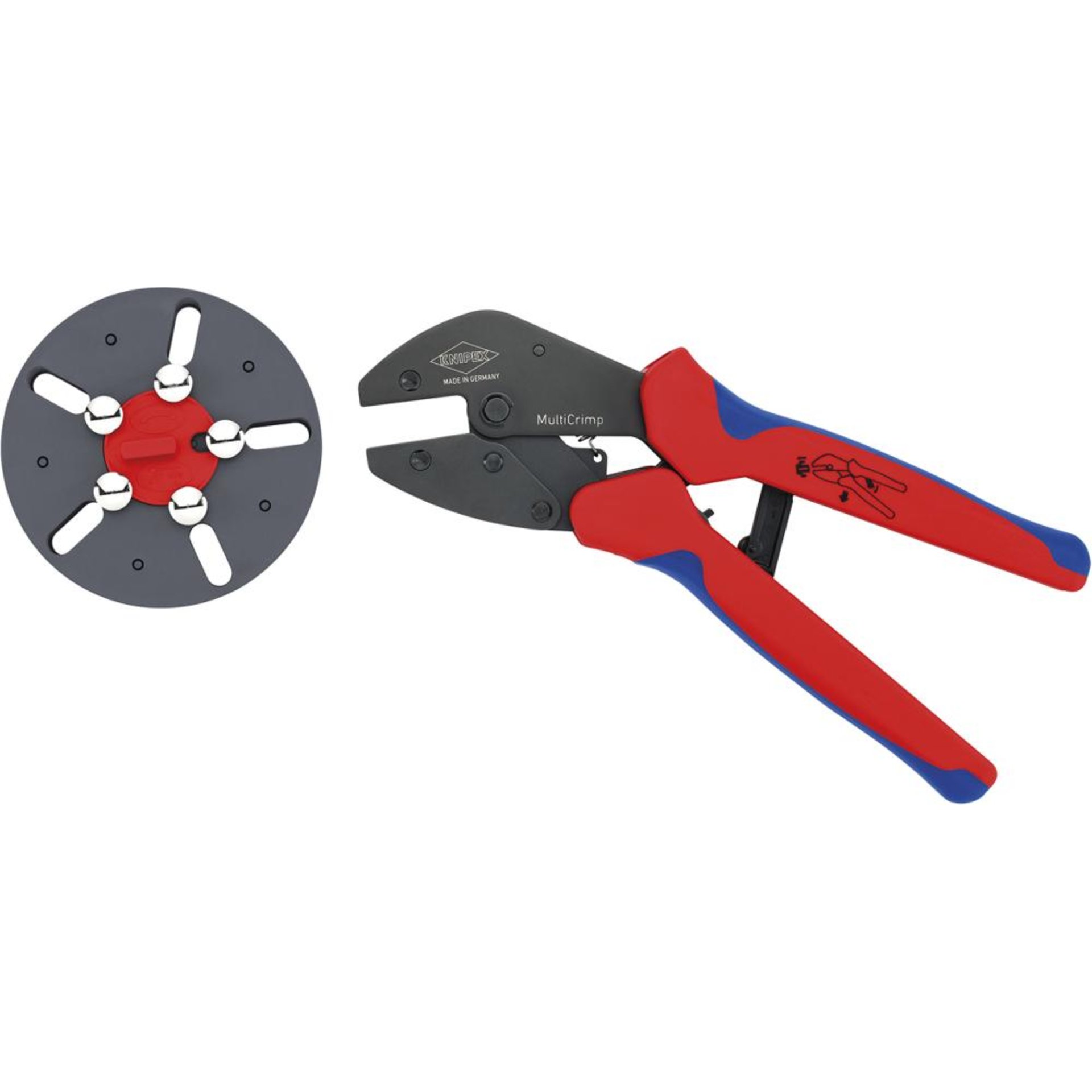 Crimpzange Mulitcrimp leer Nr. 97 33 LE KNIPEX