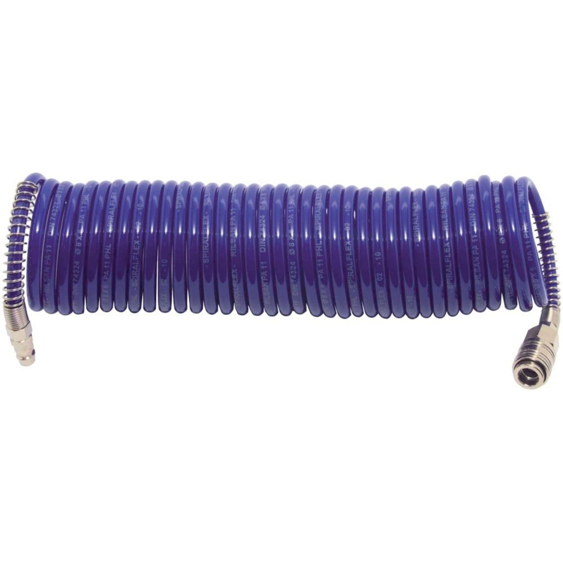 Spiralschlauch-Set 6x8mm RILSAN 10 mtr ELMAG