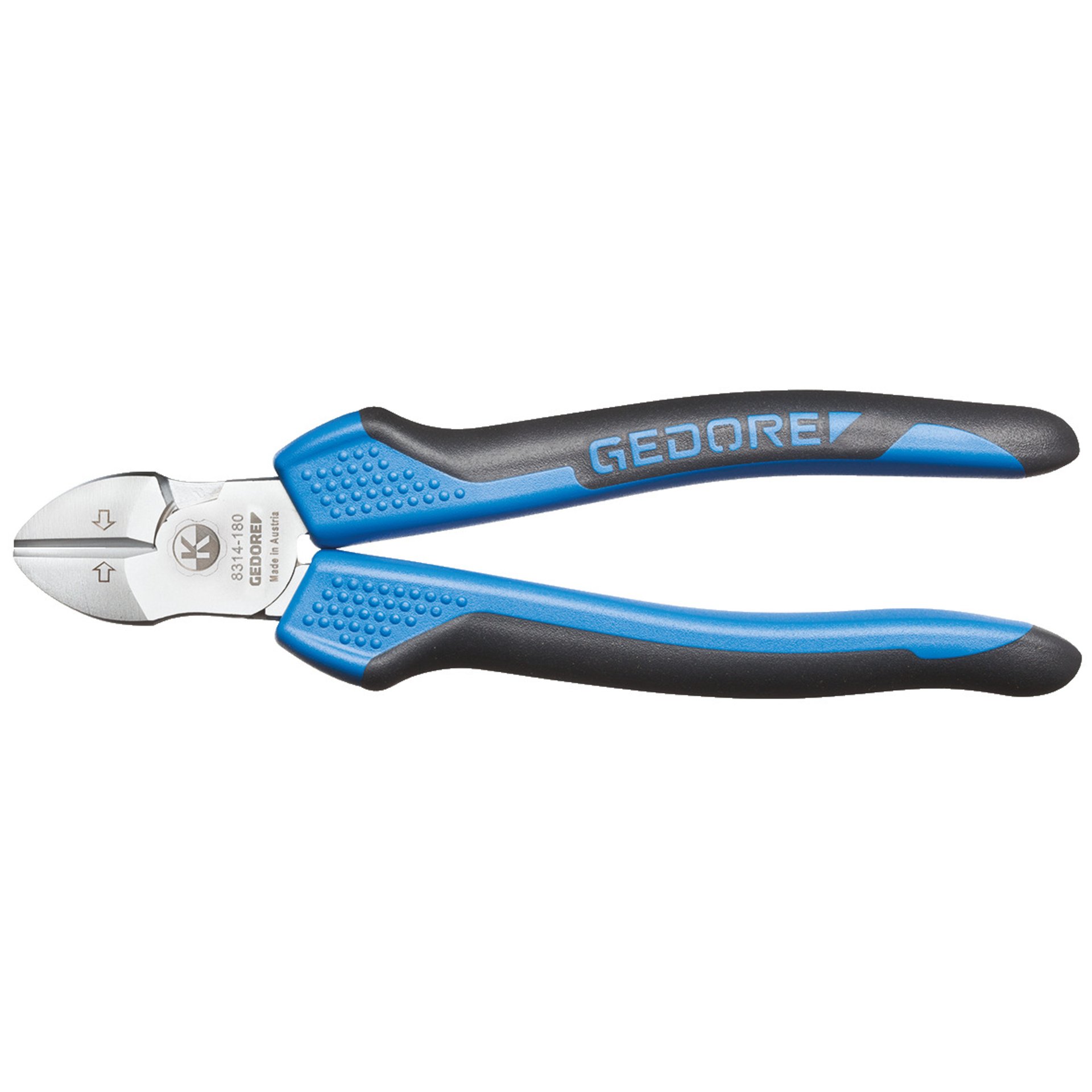 8314-180 JC Kraft-Seitenschneider 180 mm 2K-Griff
