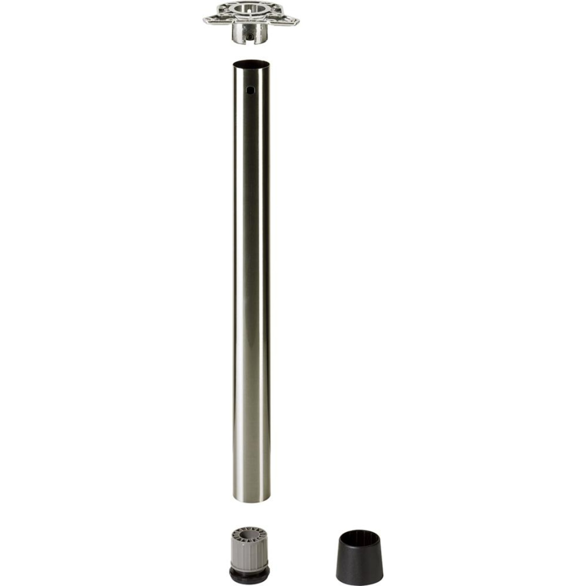 Tischb.,46049,Ø60x1200mm,edelstahloptik