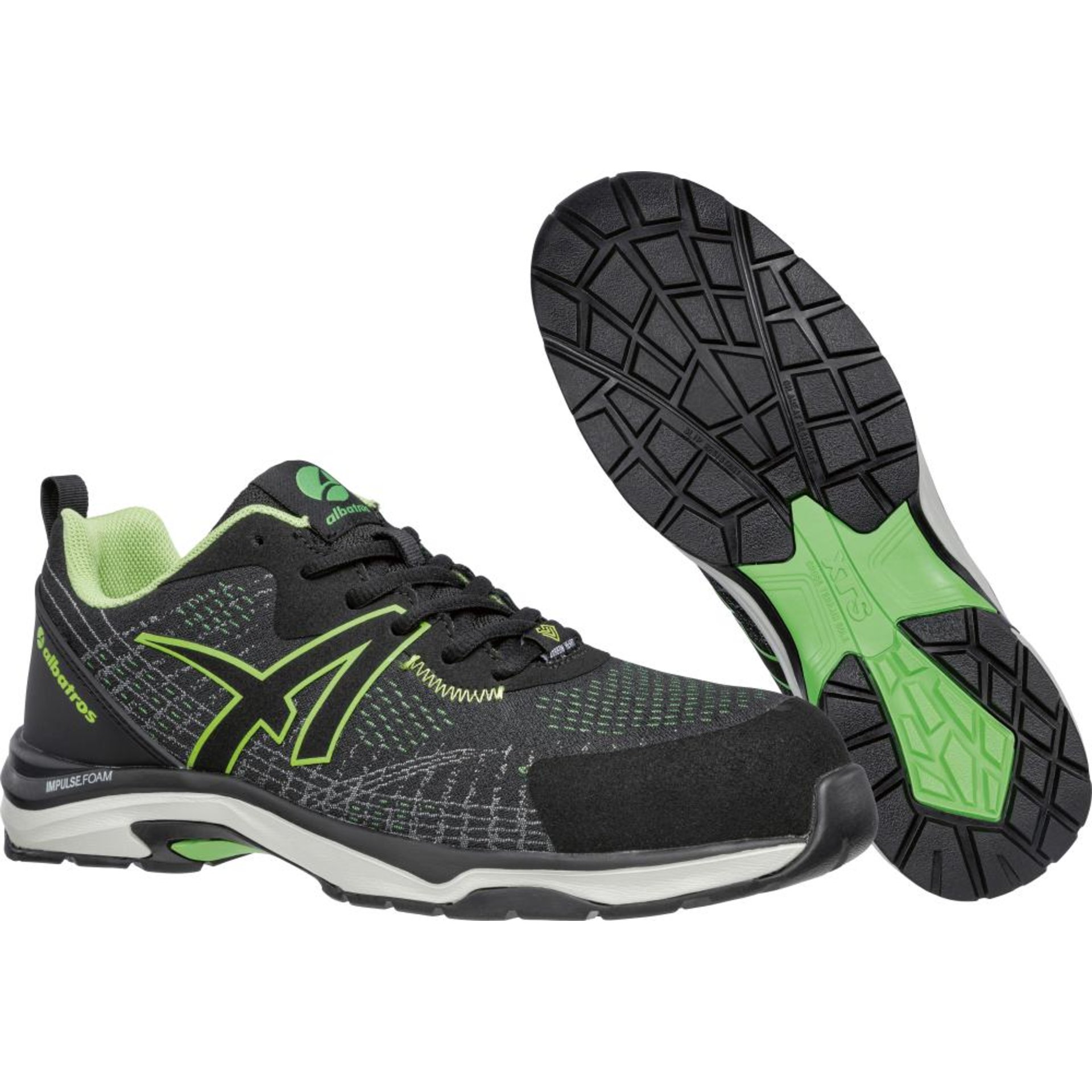 Sicherheitshalbschuh SPLENDID GREEN Low 646300, S1P SRC HRO ESD