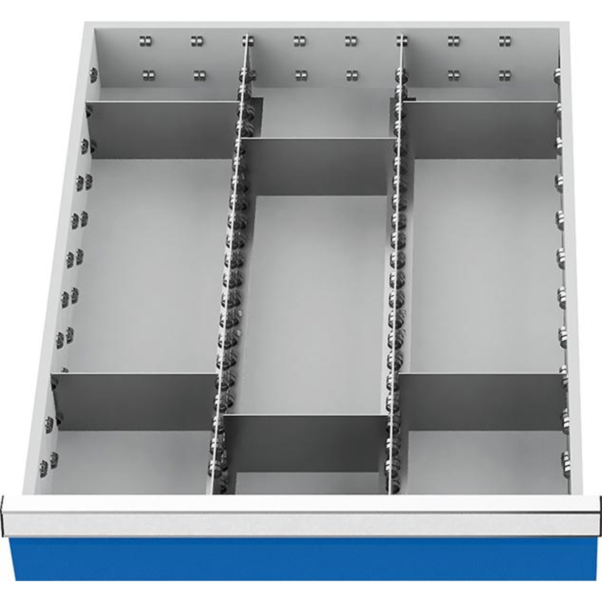 Metalleinteilungs-Set, 8-teilig, Baukastensystem