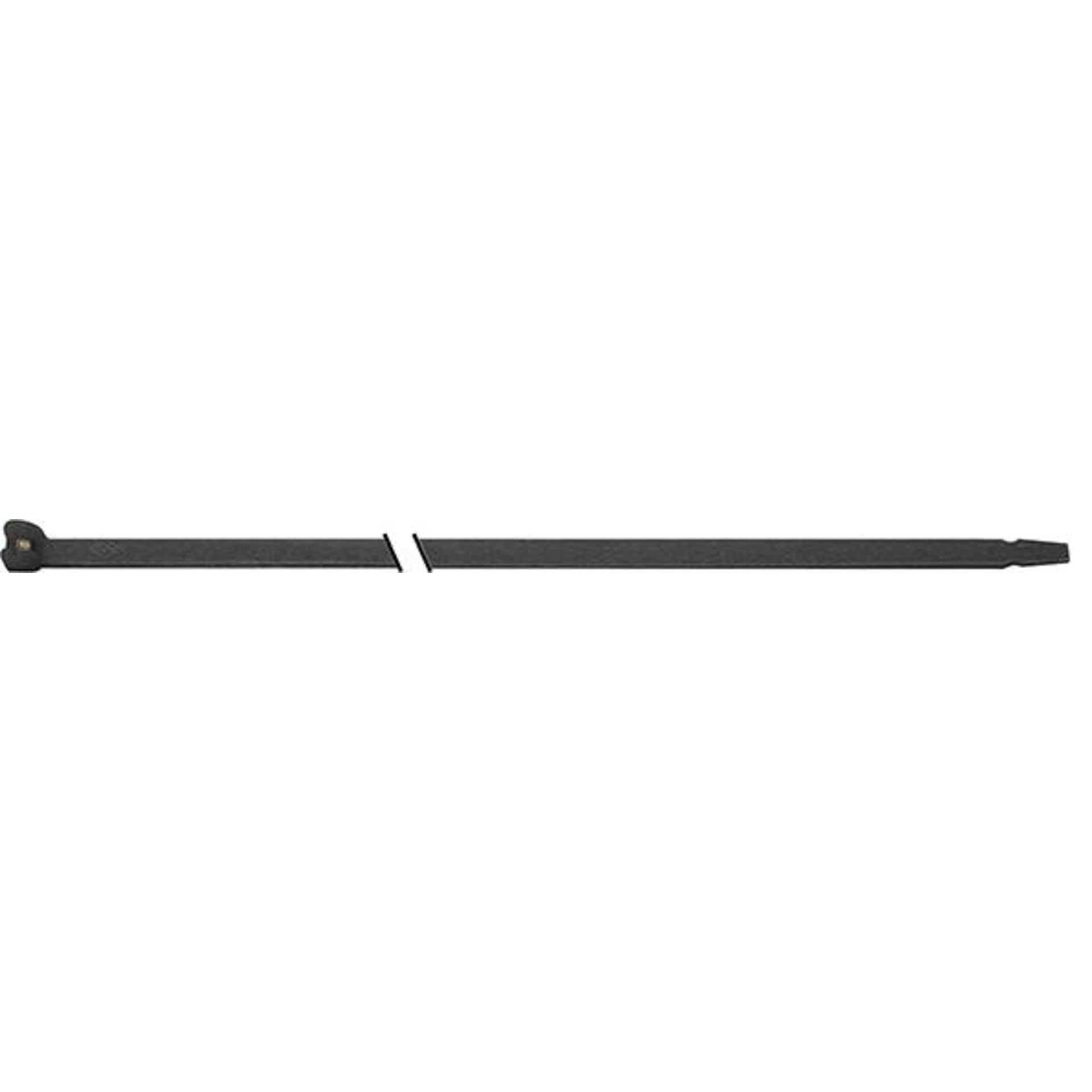 Kabelbinder mit Stahlnase, schwarz