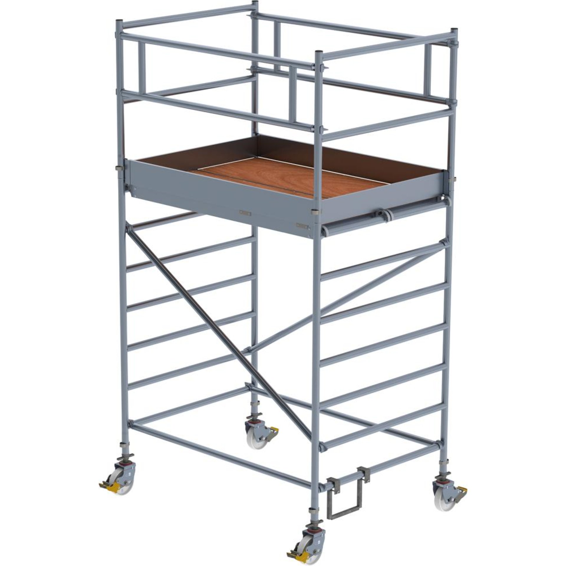 Aluminium-Rollgerüst Doppel-Plattform