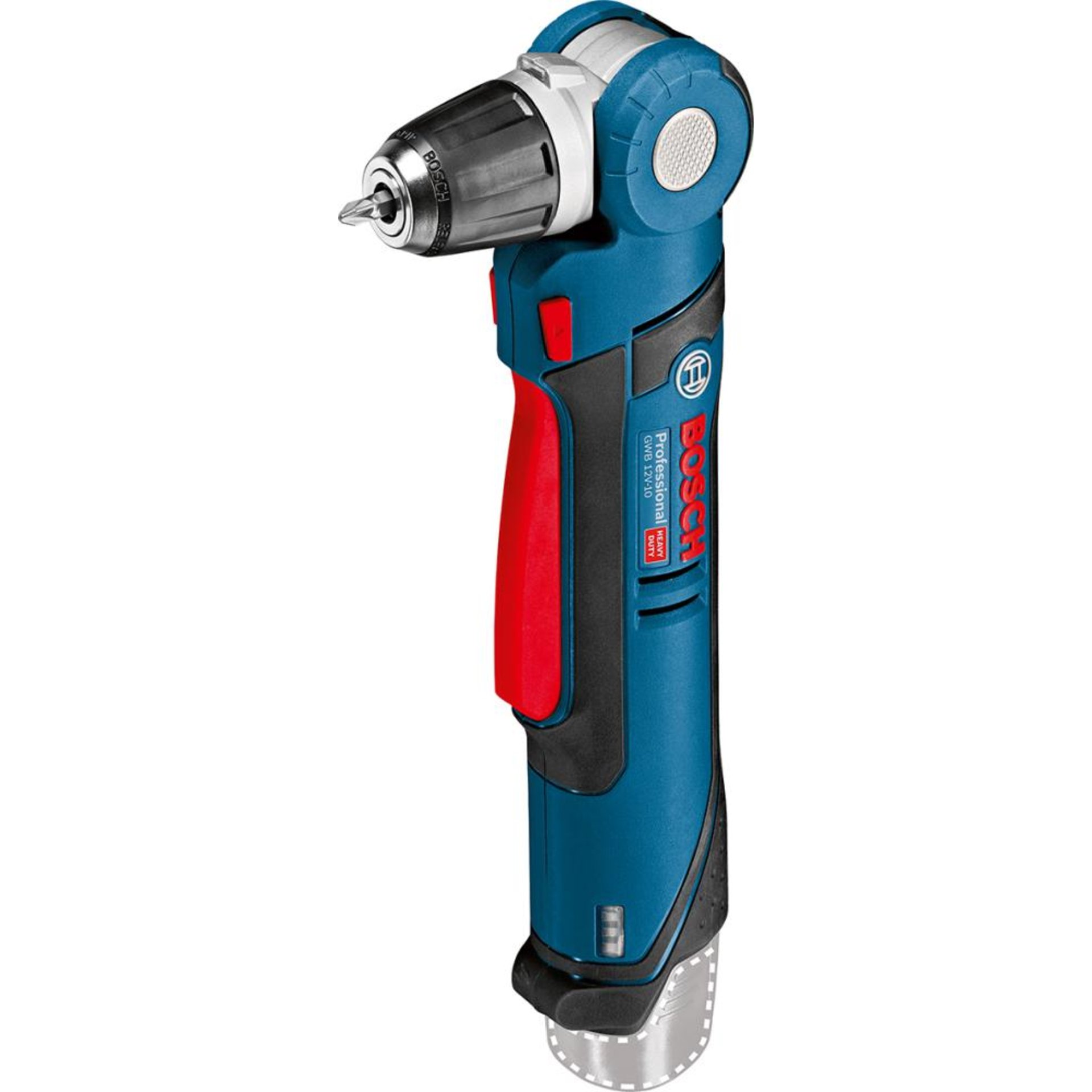 Akku-Winkelbohrm. solo GWB 12V-10 Bosch ohne Akku ohne Ladegerät L-Boxx