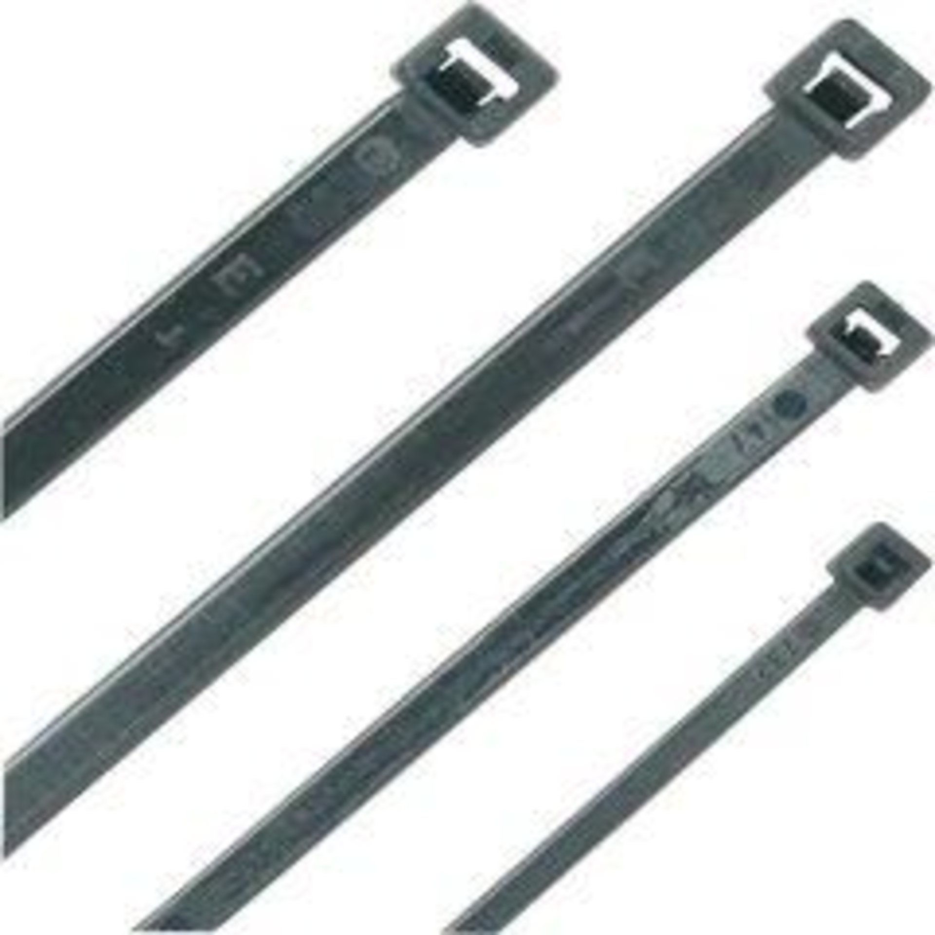 Nylon-Kabelbinder schwarz