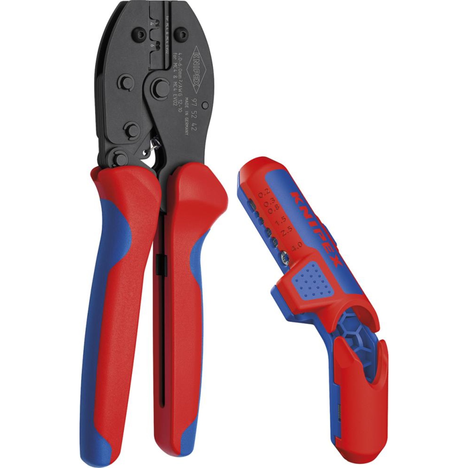 Photovoltaik-Installat.- Set R82tlg. Ergostrip PH u. Preciforce-Zange KNIPEX