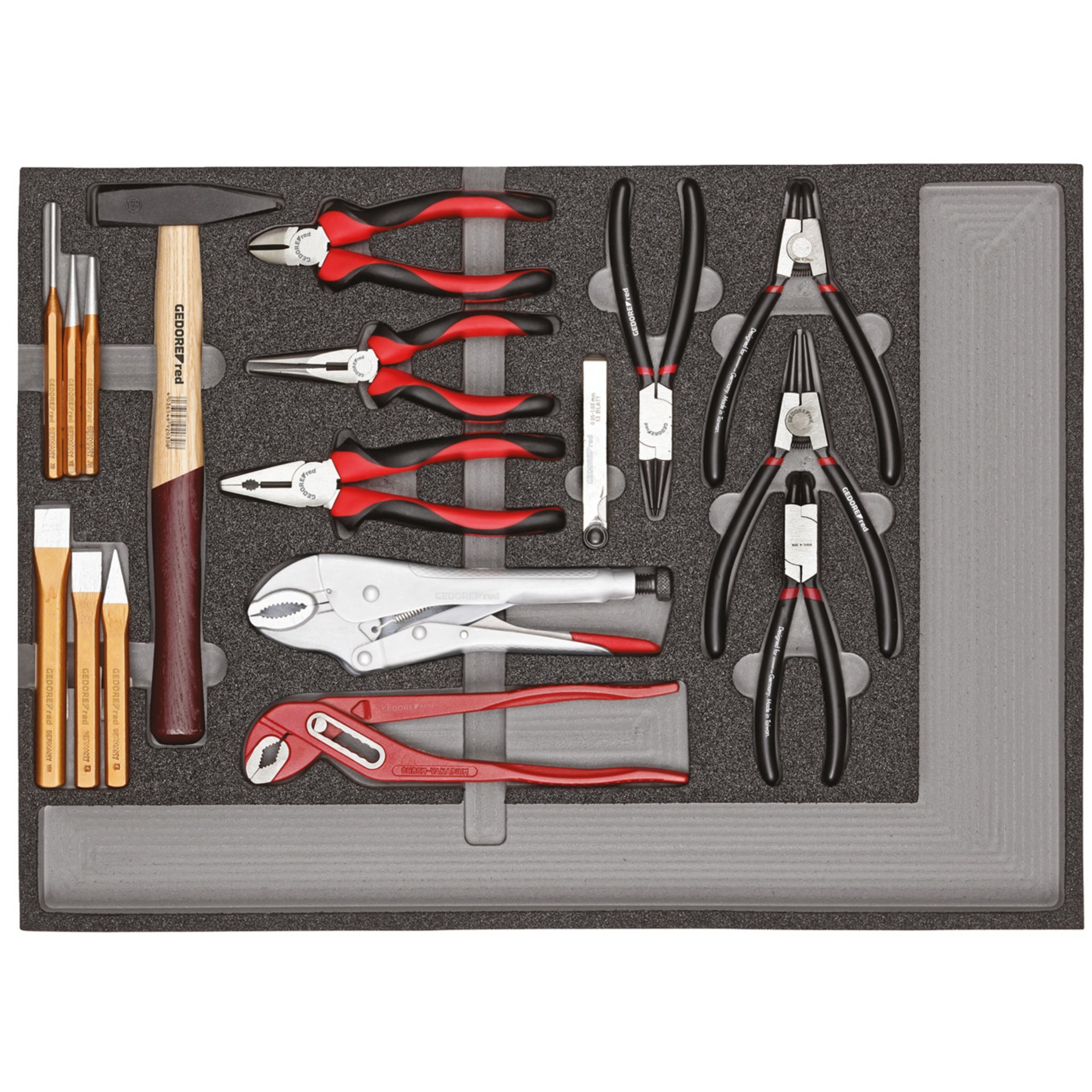 R22350001 Werkzeugsatz Zangen + Schlagwerkzeuge CT-Modul 29-teilig