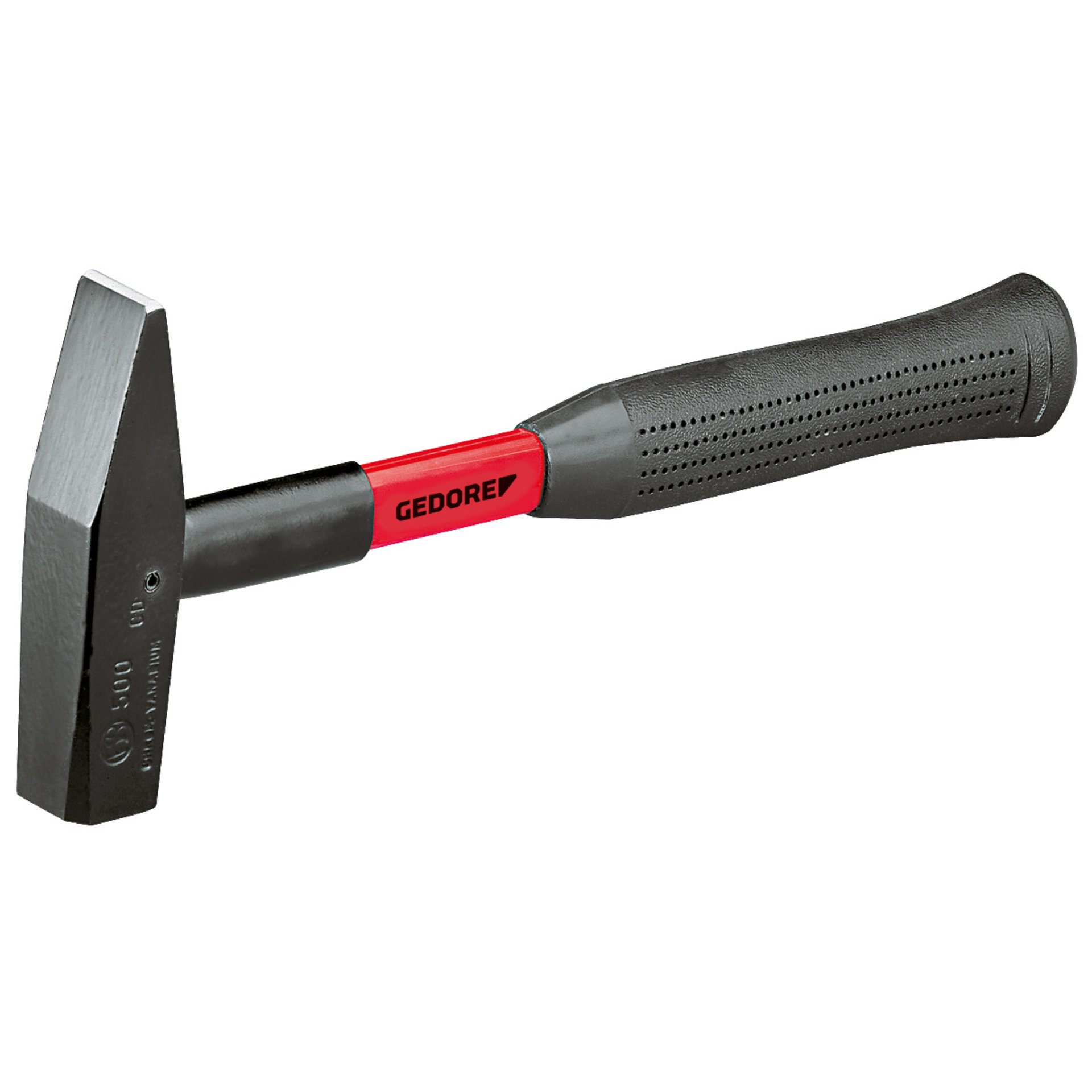 500 F-600 Schlosserhammer mit Fiberglasstiel, 600 g