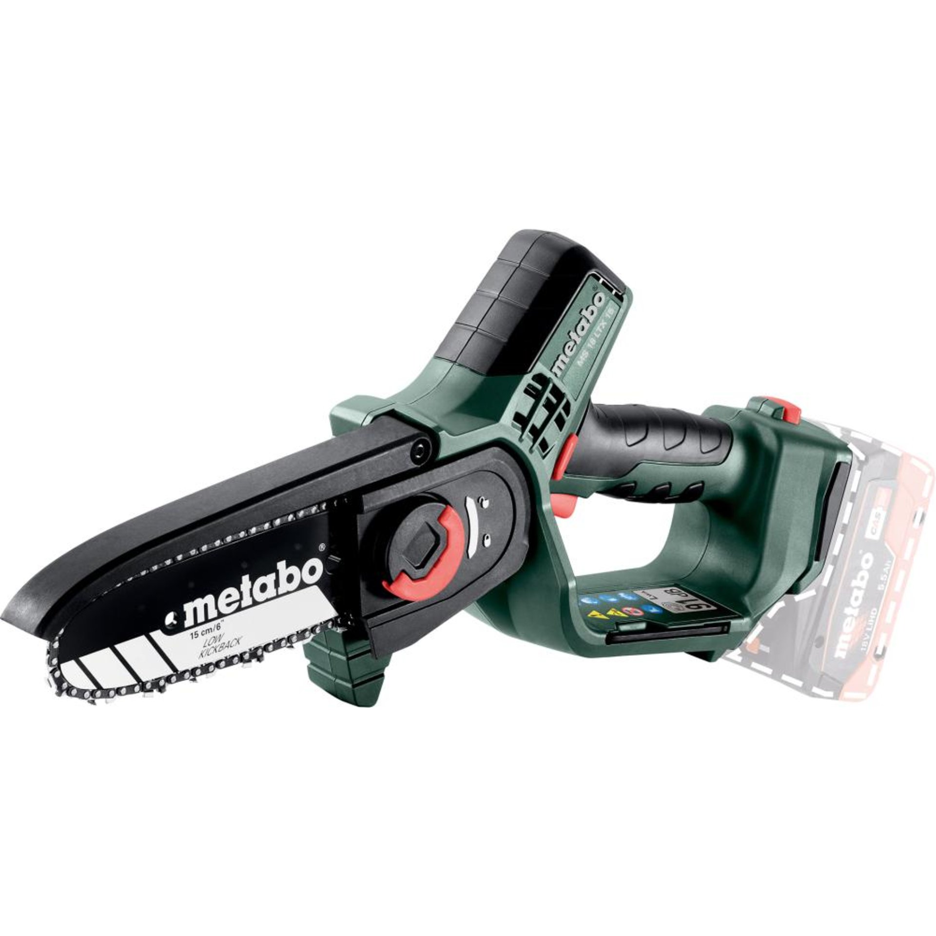 Akku-Gehölzsäge solo MS 18 LTX 15 Metabo ohne Akku ohne Ladegerät metaBOX