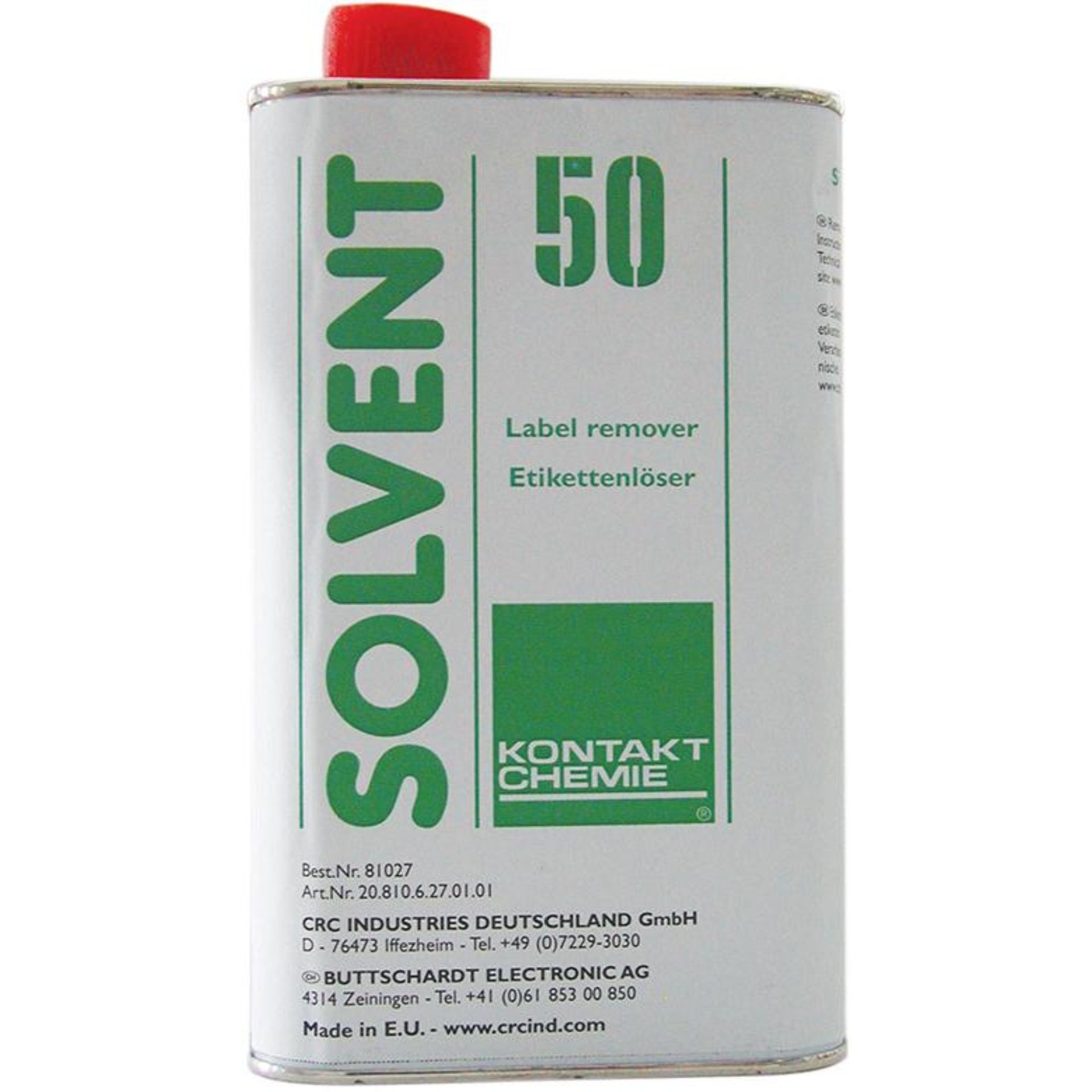 KOC SOLVENT 50 Etikettennlöser 1L KONTAKT CHEMIE
