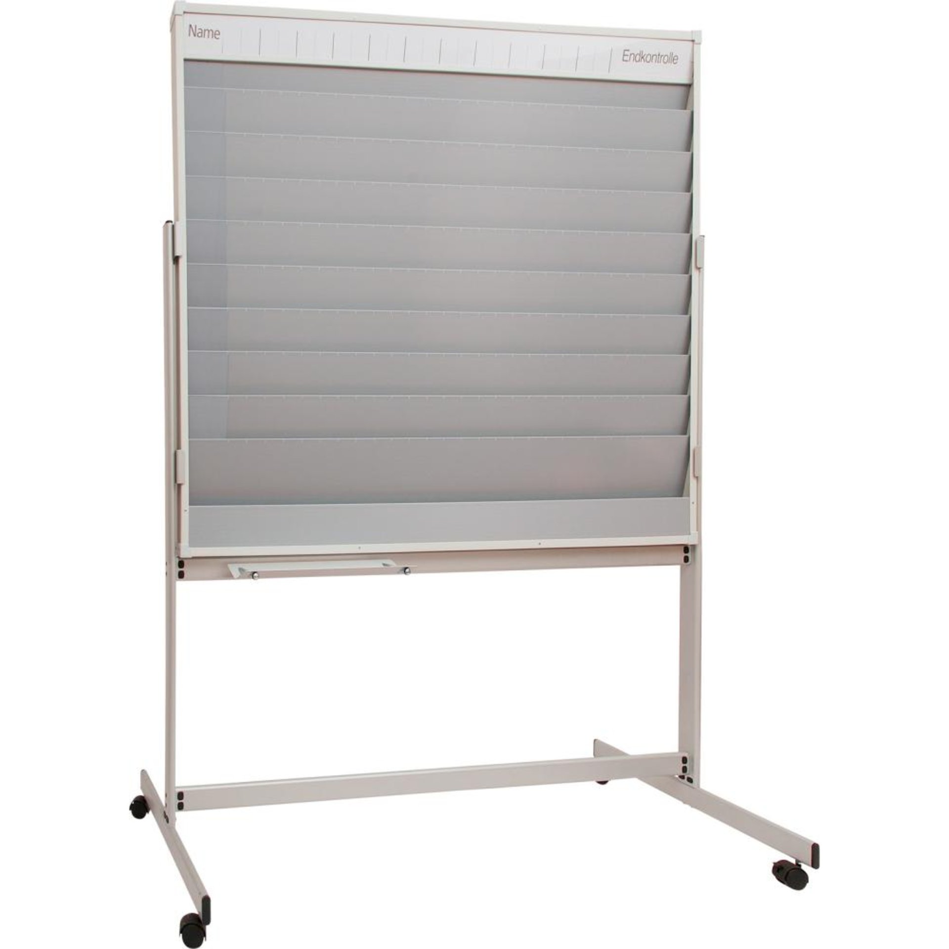 Mobile Planungstafel, 2-sWerkstattplaner 1550 x 1945 mm grau