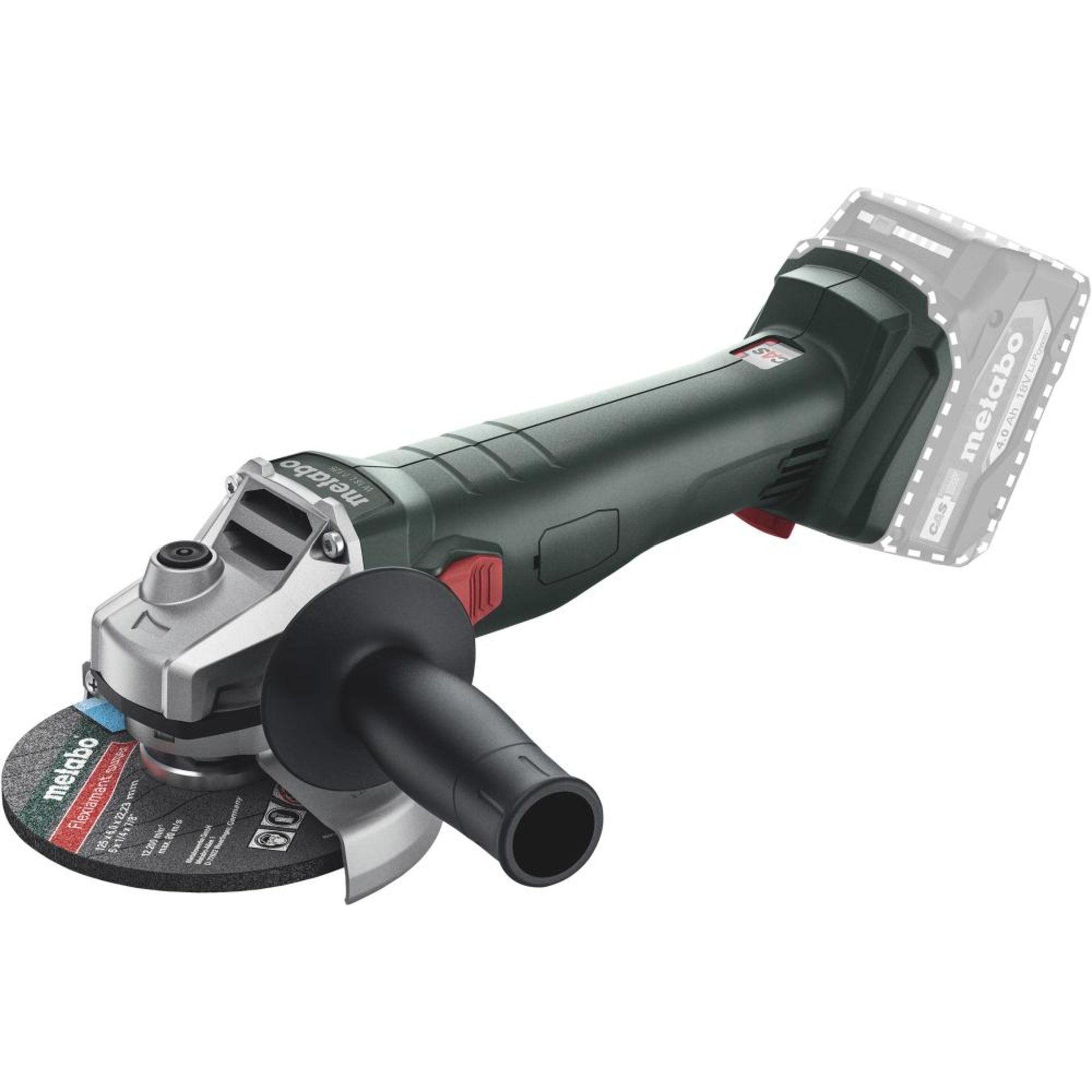 Akku-Winkelschleifer soloW 18 7-125 Metabo ohne Akku ohne Ladegerät metaBOX