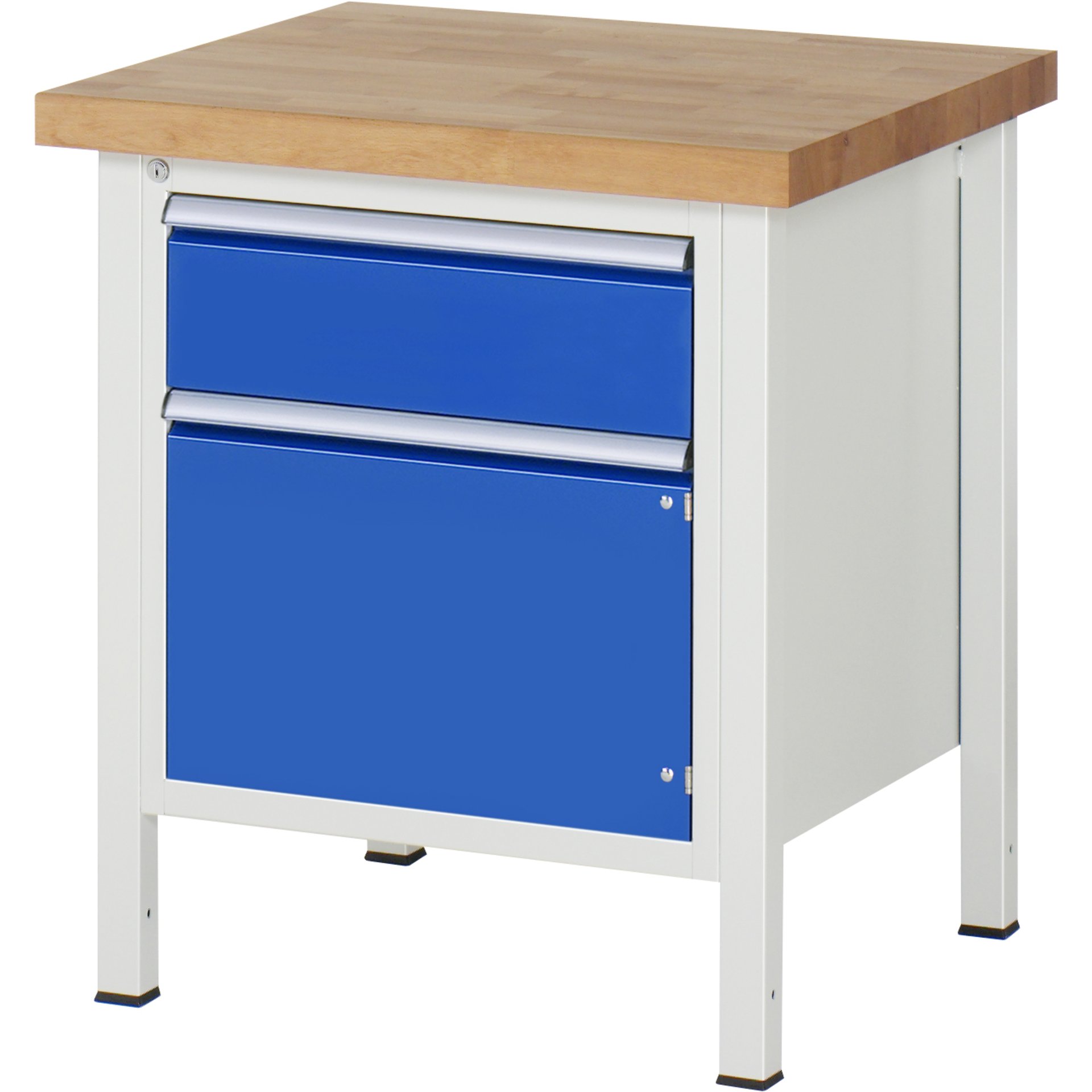 Werkbank höhenverstellbar 8152A2, B750xT700xH840-1040mm, 1xSchublade-TA, 1xTür