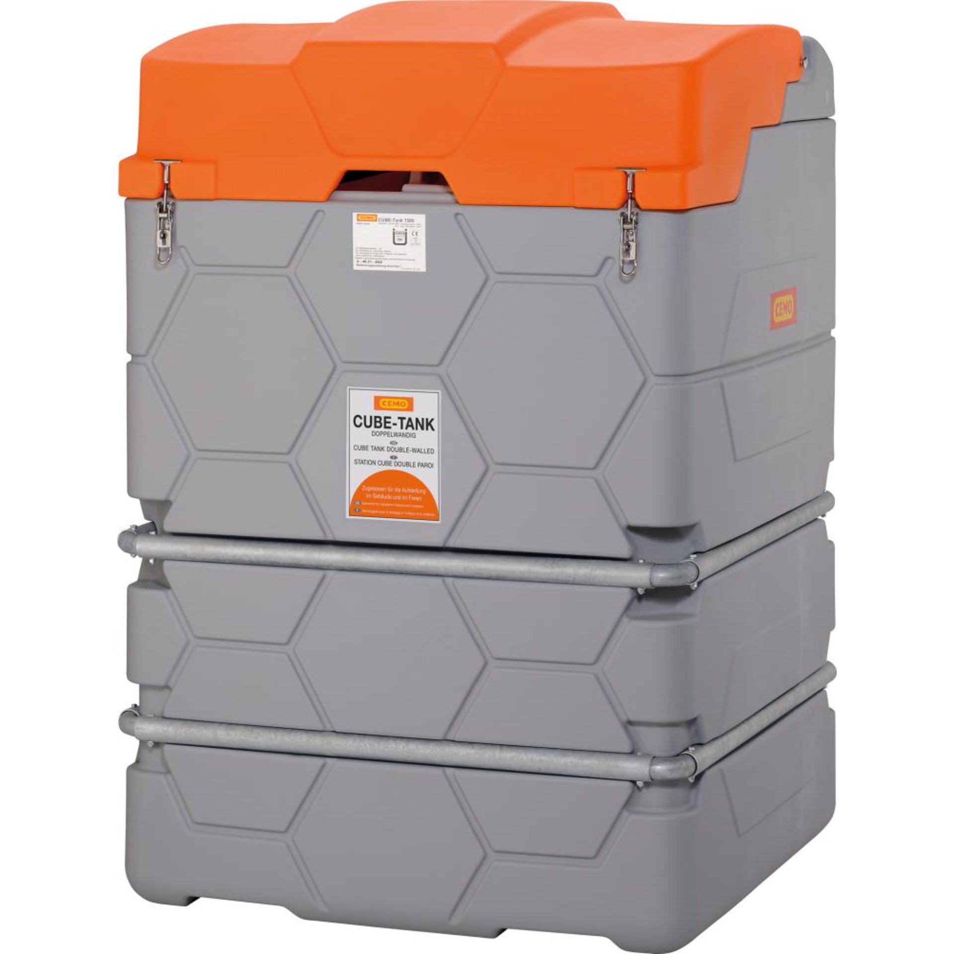 Cube Altöltank Outdoor mit Klappdeckel 2500 ltr.