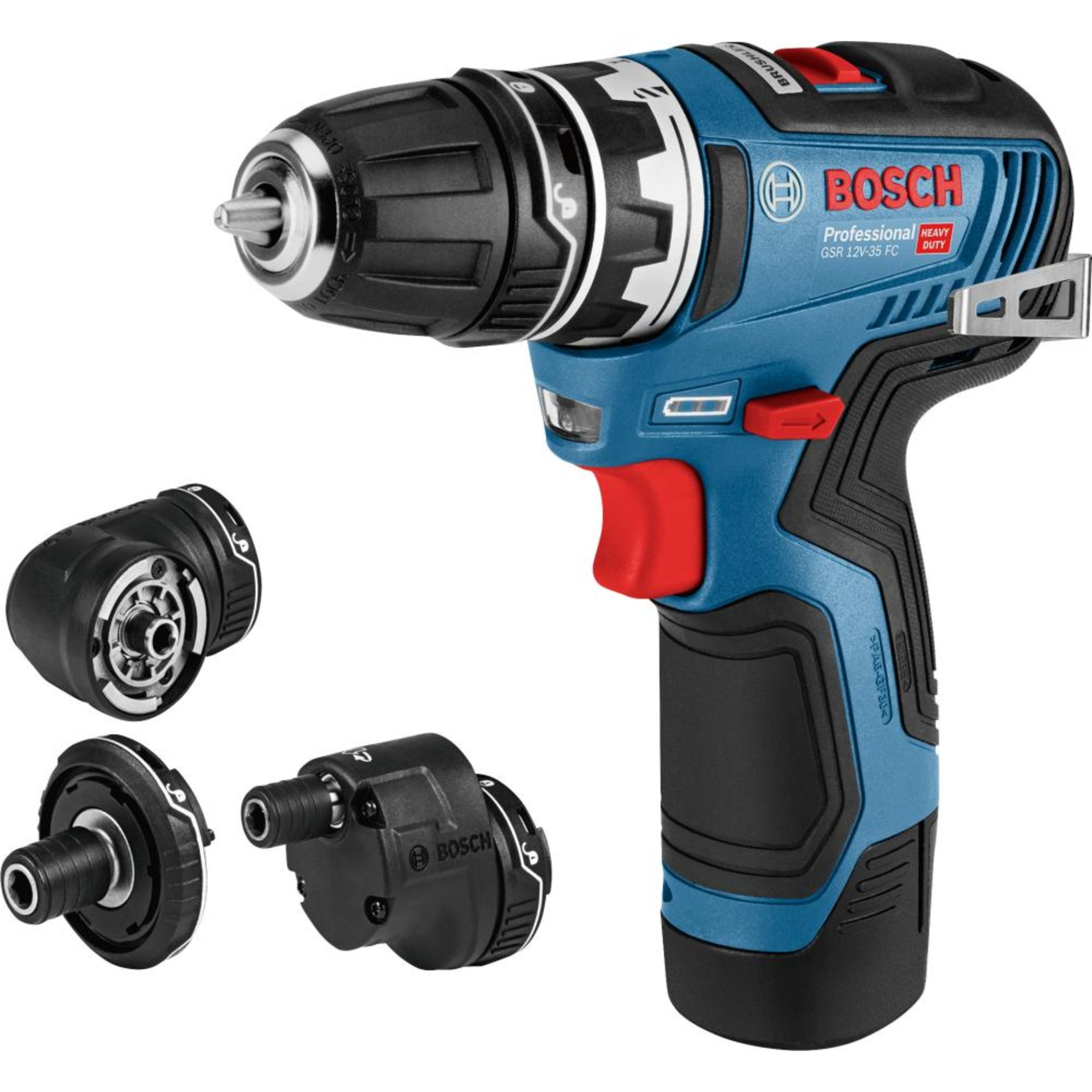 Akku-Bohrschrauber GSR 12V-35 FC Bosch m GFA 12-B/W/E/X 2x3,0Ah Ladegerät GAL1240 L-Boxx
