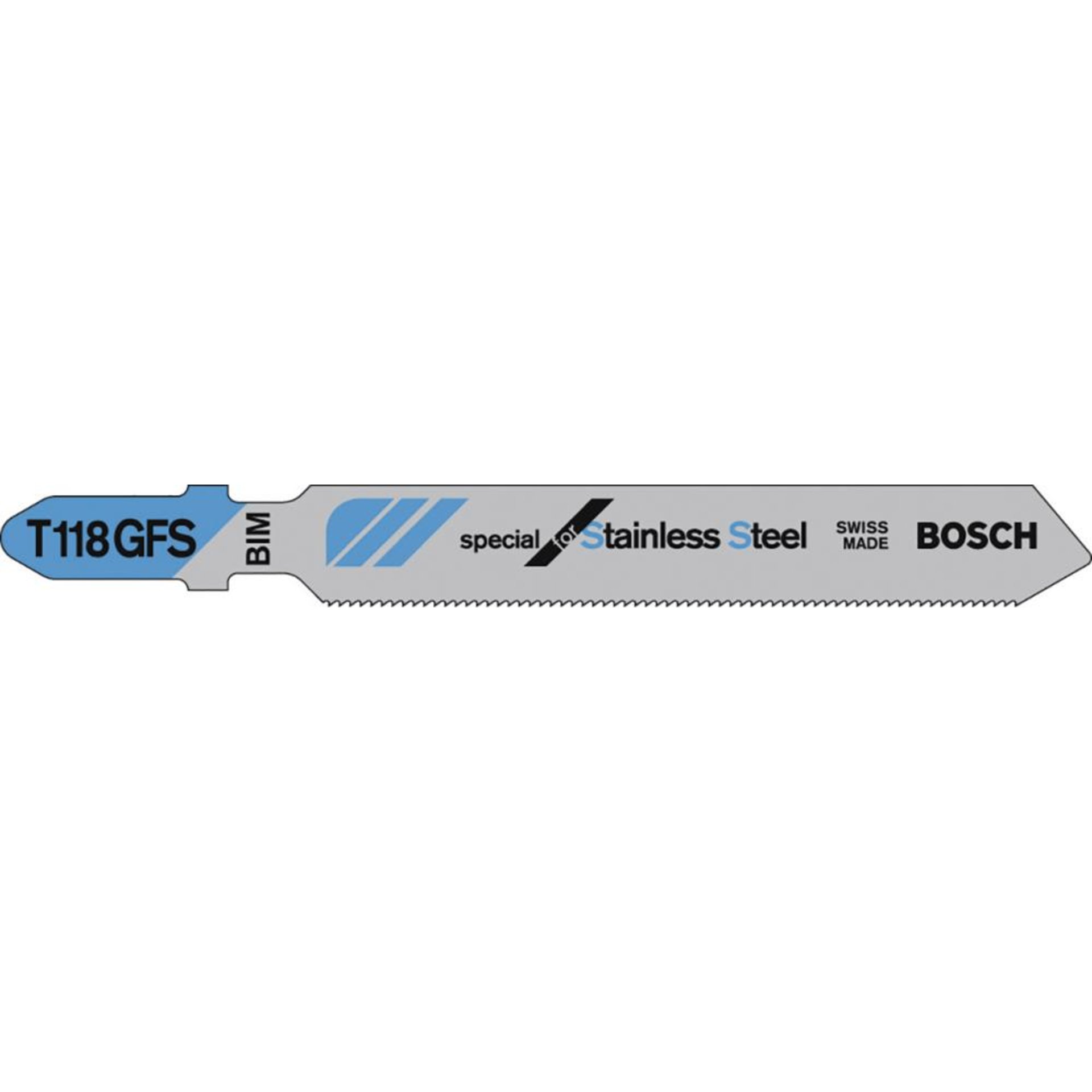 Stichsägeblatt T 118 GFS Bosch VE à 5 Stück Basic for Stainless Steel