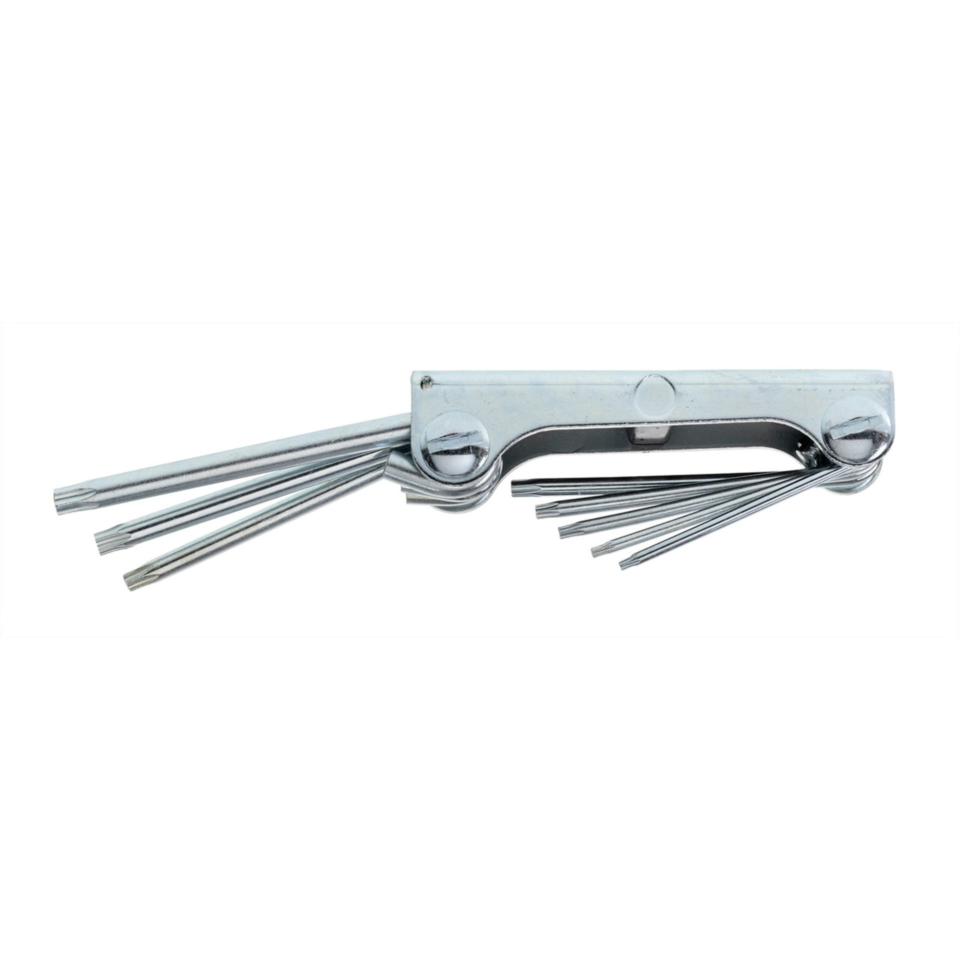 SCL 43 TX-80 Winkelschraubendreher-Satz im Clip 8-teilig TX T9-T40
