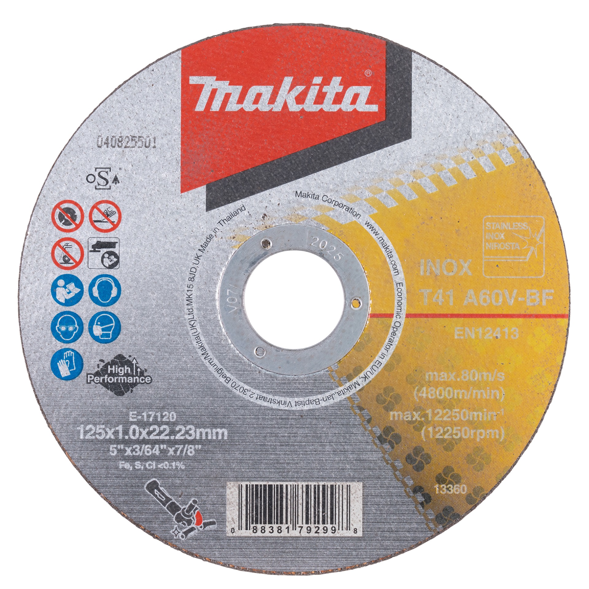 Trennscheibe 125x1,0mm High Performance 12Stk.