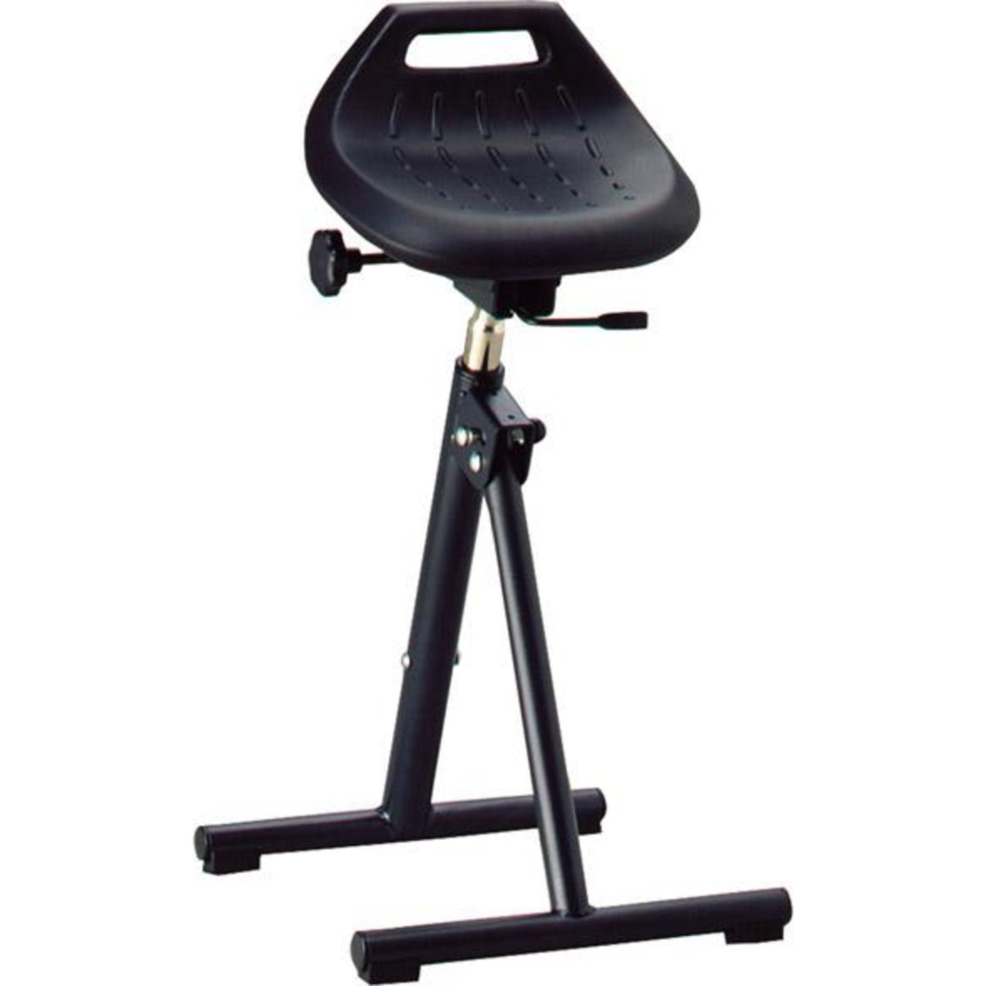 Bimos Stehhilfe 9452-2000Integralschaum schwarz Sitzhöhe 650-850 mm mit Gleiter