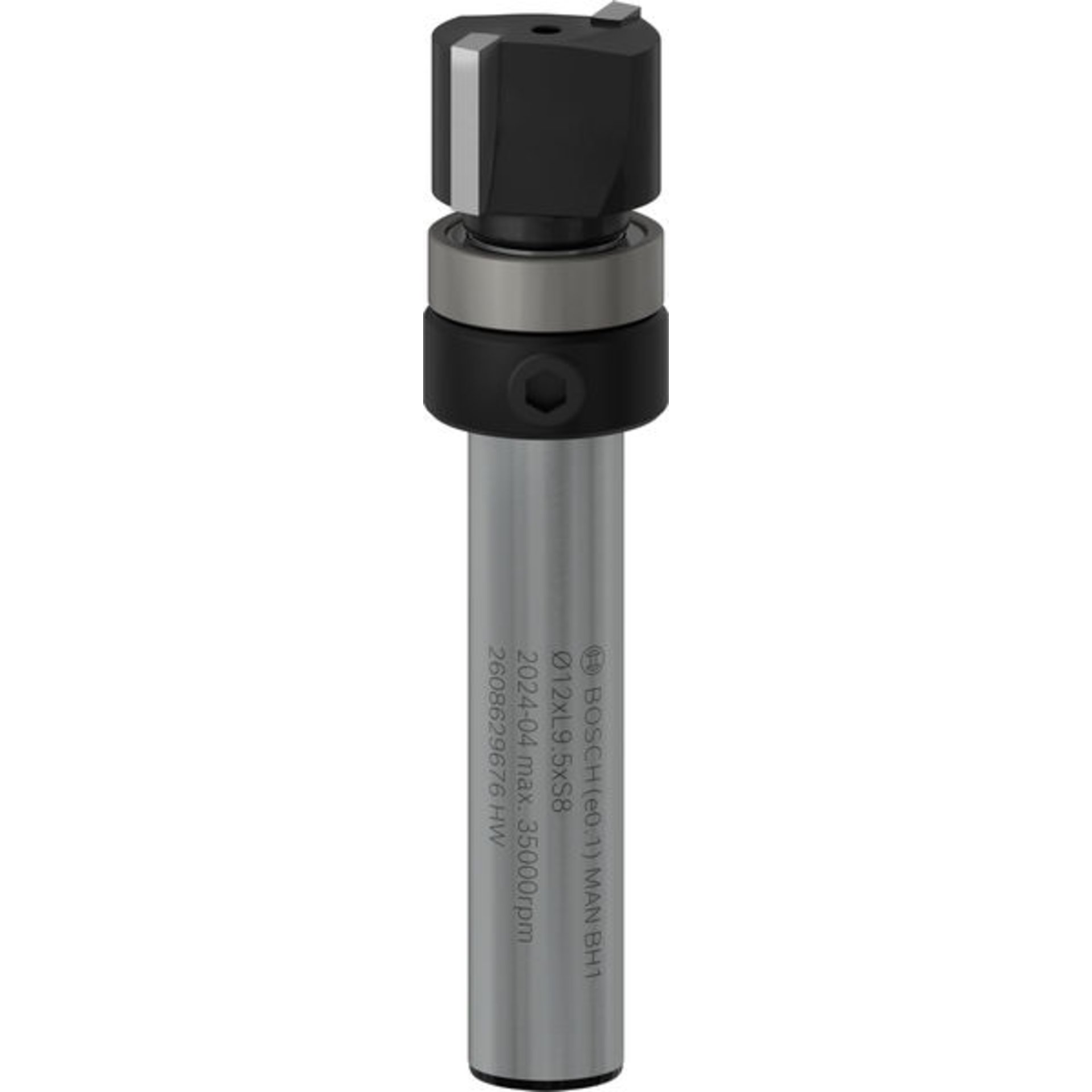 PRO Bündigfräser mit oberen Kugellager, D 12,7, L 9,5, S 8