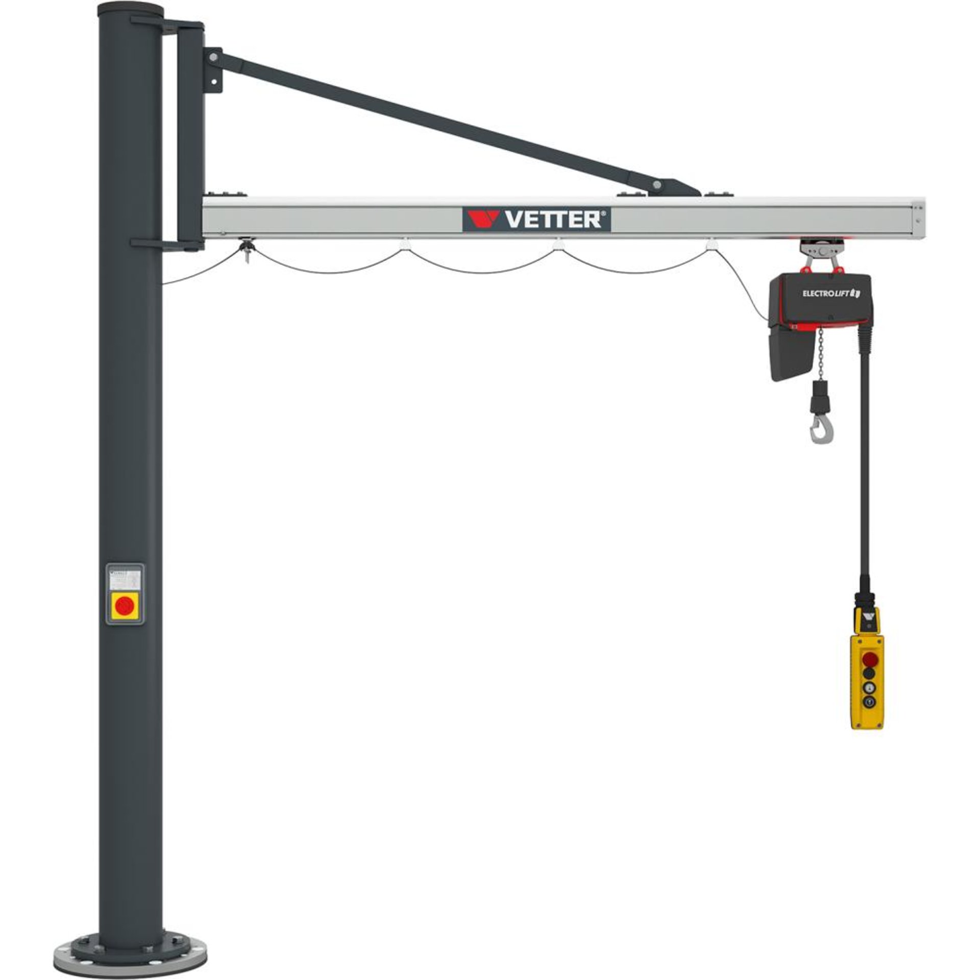 Säulenschwenkkran Typ US 320 kg Ausladung 5395 mm